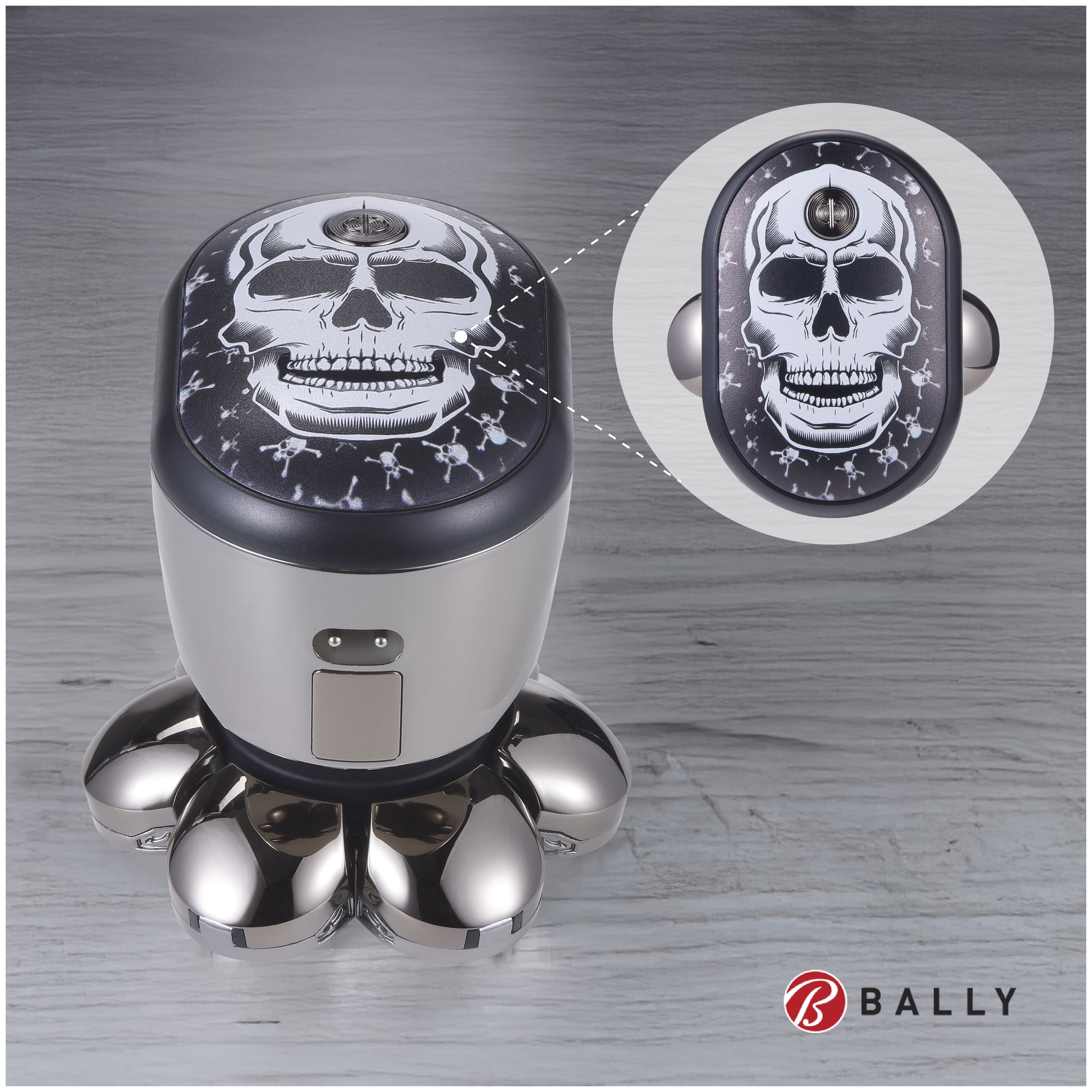 Bally's 7 Head Floating Cordless Rechargeable Men's Electric Shaver - Image 15