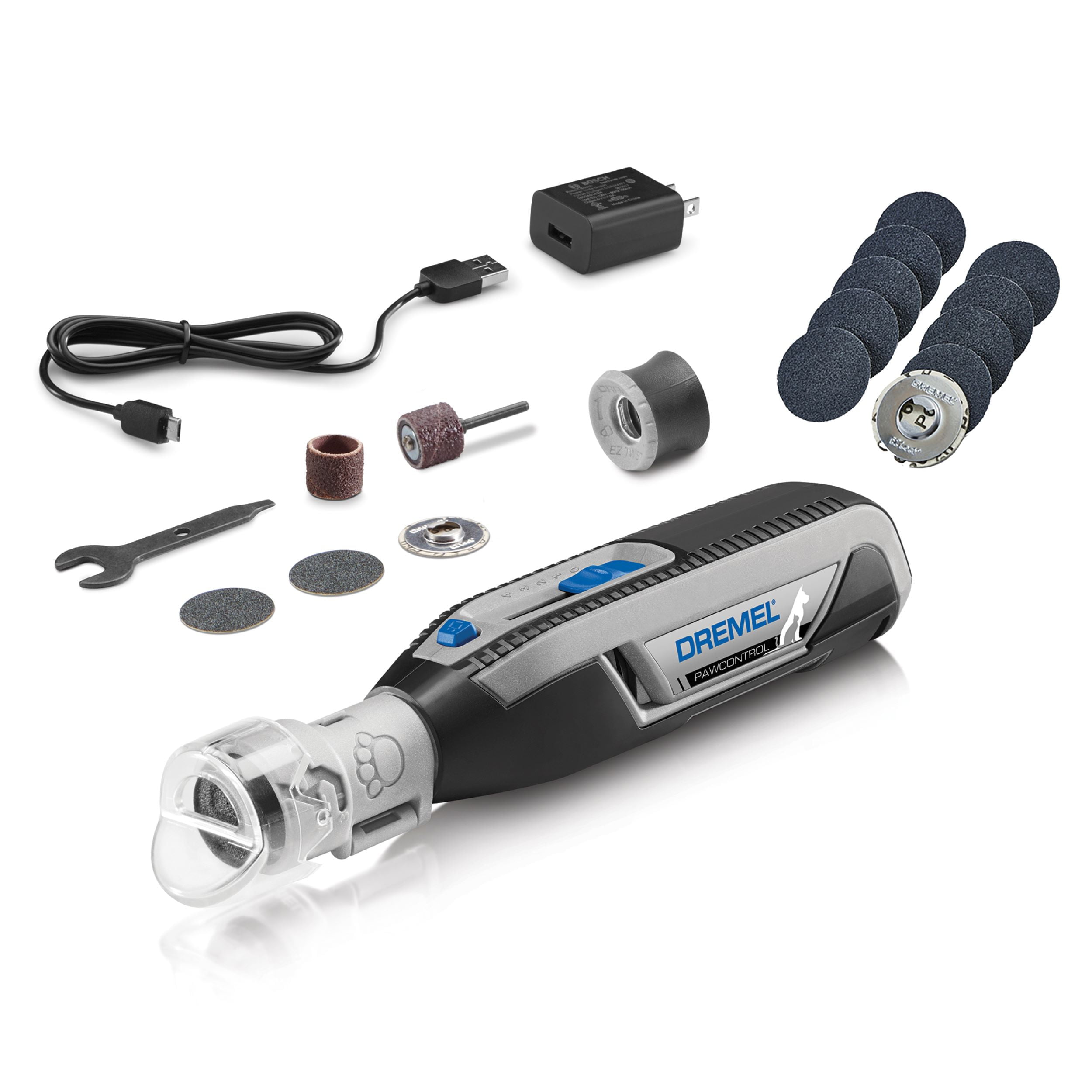 Dremel 7760-PGK 4 Volt Cordless Rotary Dog and Cat Pet Nail Grooming Kit with 10 Additional Grooming Disks - Image 5