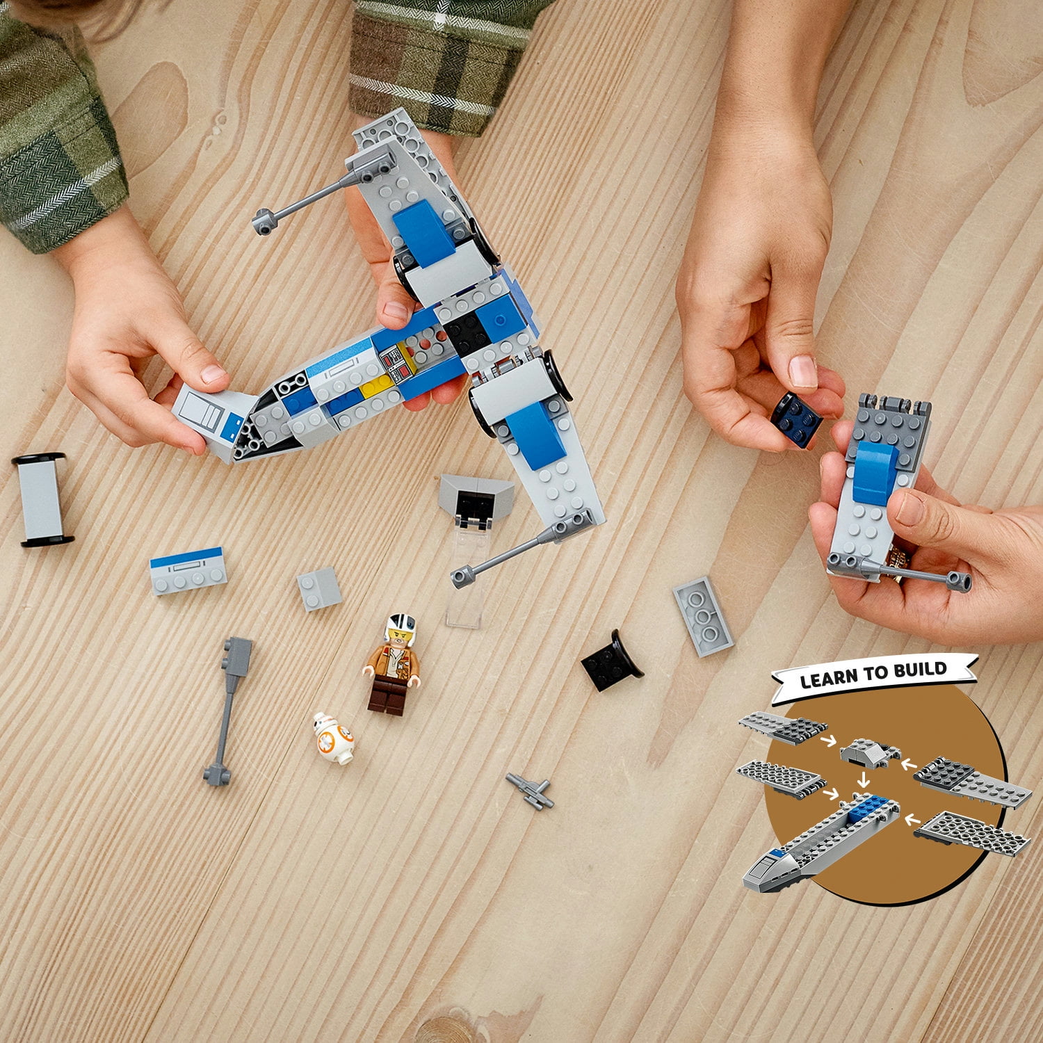 LEGO Star Wars Resistance X-Wing 75297 Poe Dameron Starfighter Building Toy (60 Pieces) - Image 5