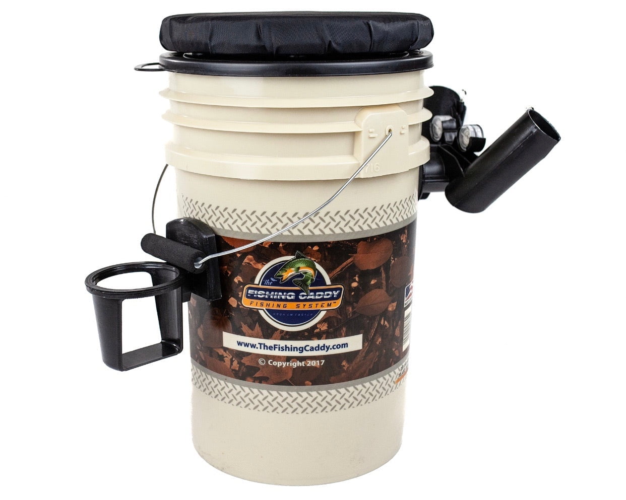 Fishing Caddy Camo Extra Large-Plush Padded Swivel Seat - Image 4