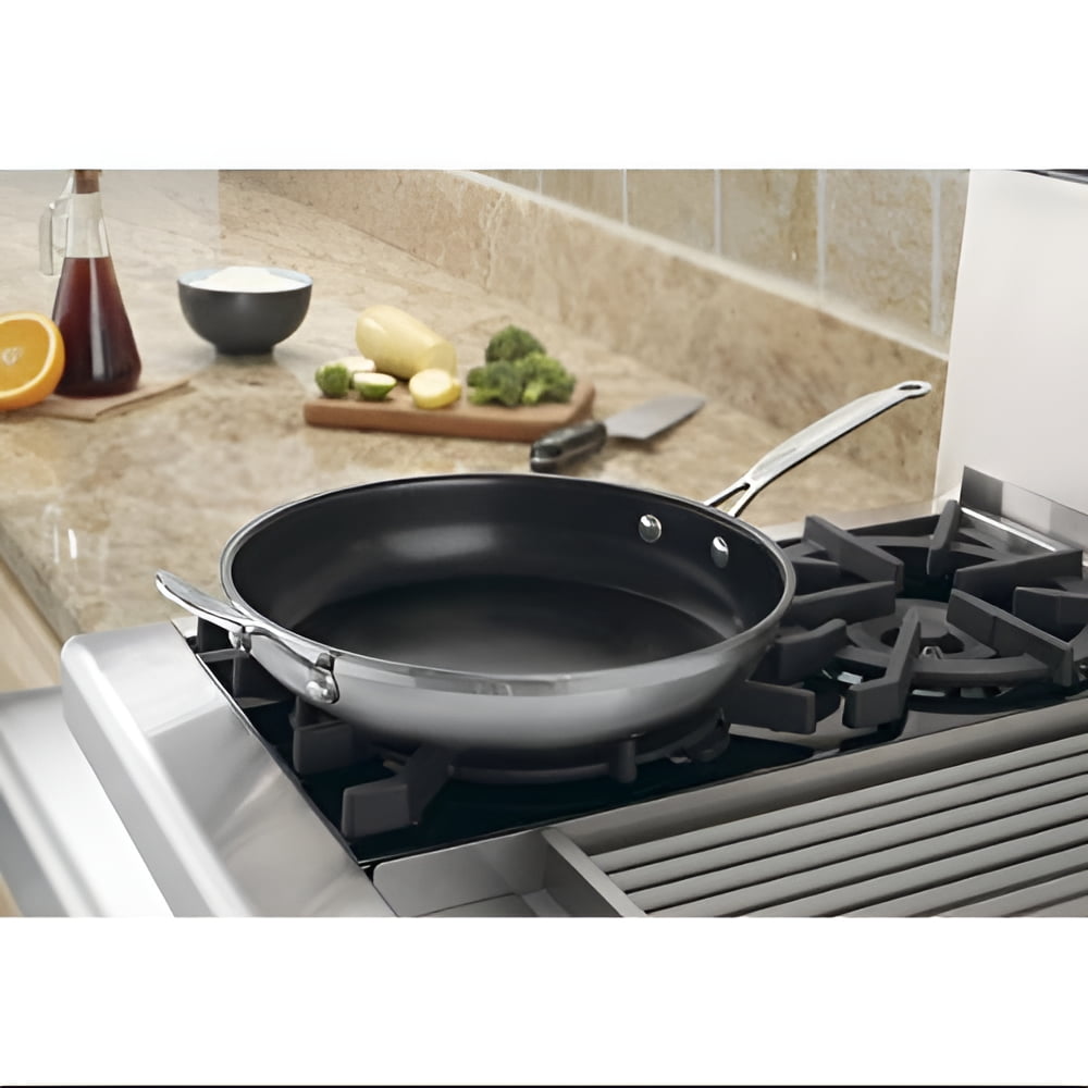 Cuisinart Multiclad Pro Tri-Ply Stainless Steel 12" Non-Stick Skillet W/Helper - Image 2