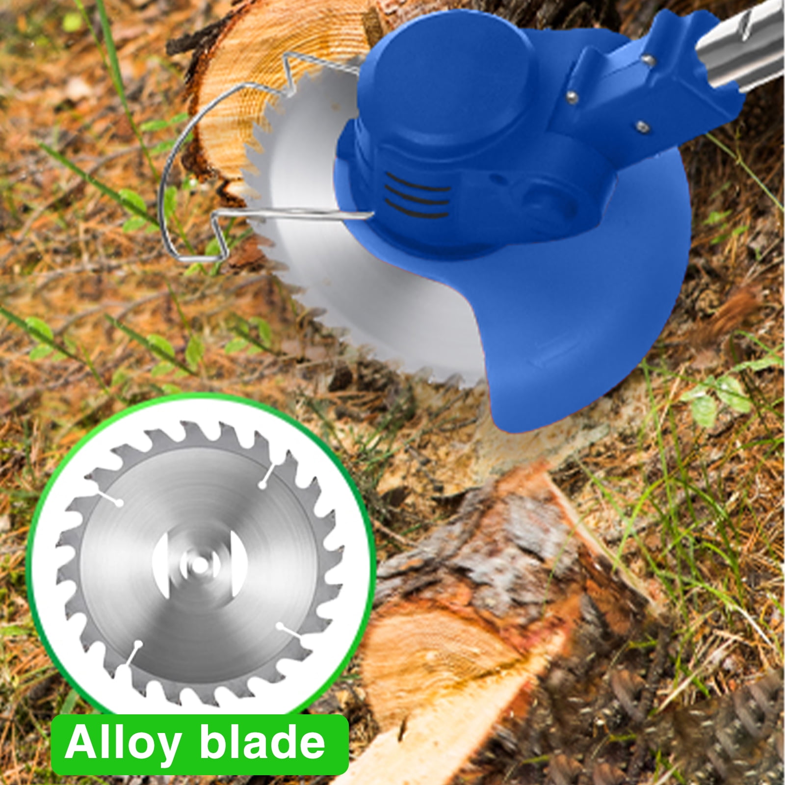 Paddsun Electric Weed Eater Lawn Edger Cordless Grass String Trimmer Cutter 24V &Battery - Image 10