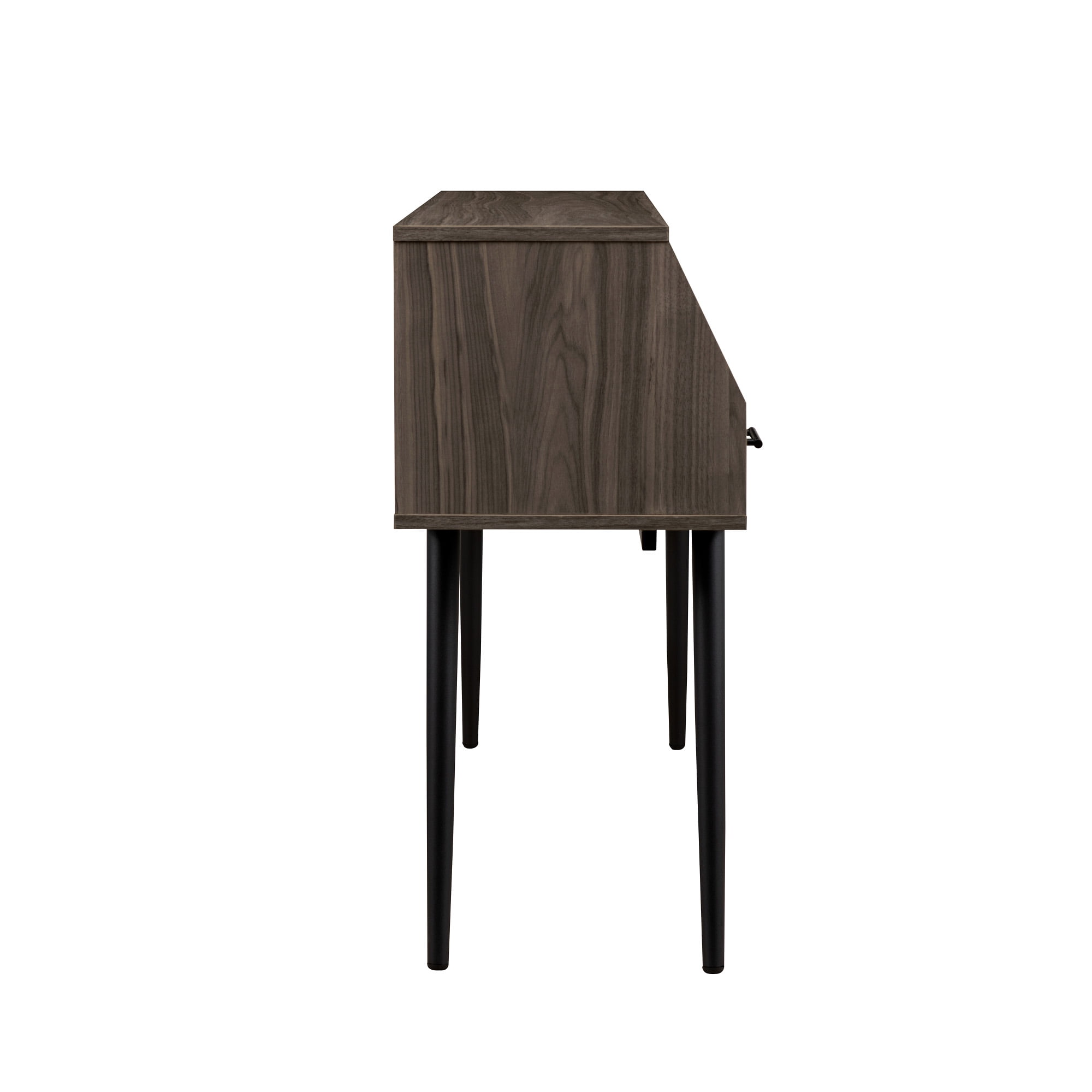 Walker Edison 44” Mid-Century Modern 2-Drawer Entry Table, Slate Grey - Image 3