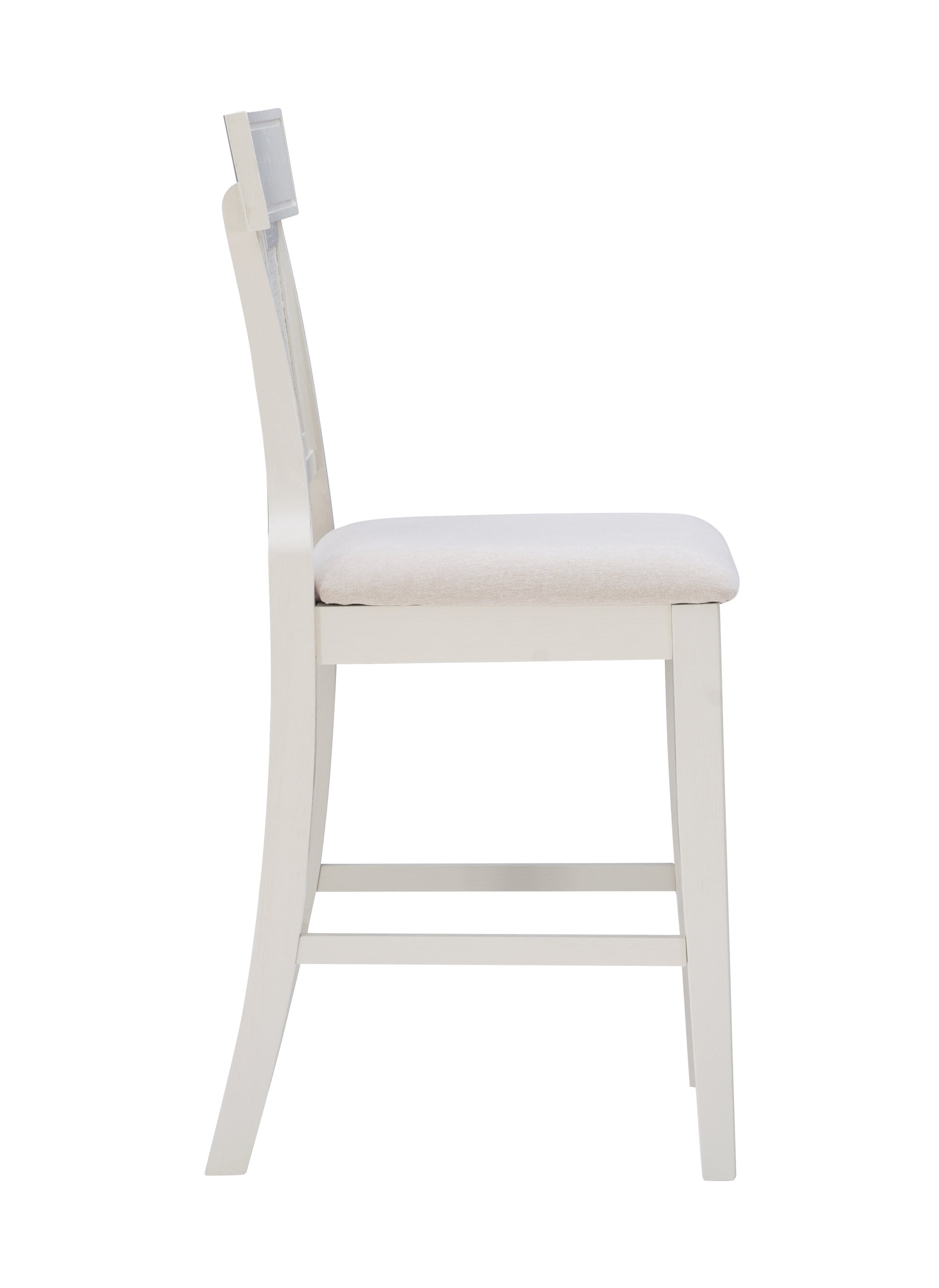 Linon Rylan 26" Counter Stool, Whitewash/Beige - Image 7