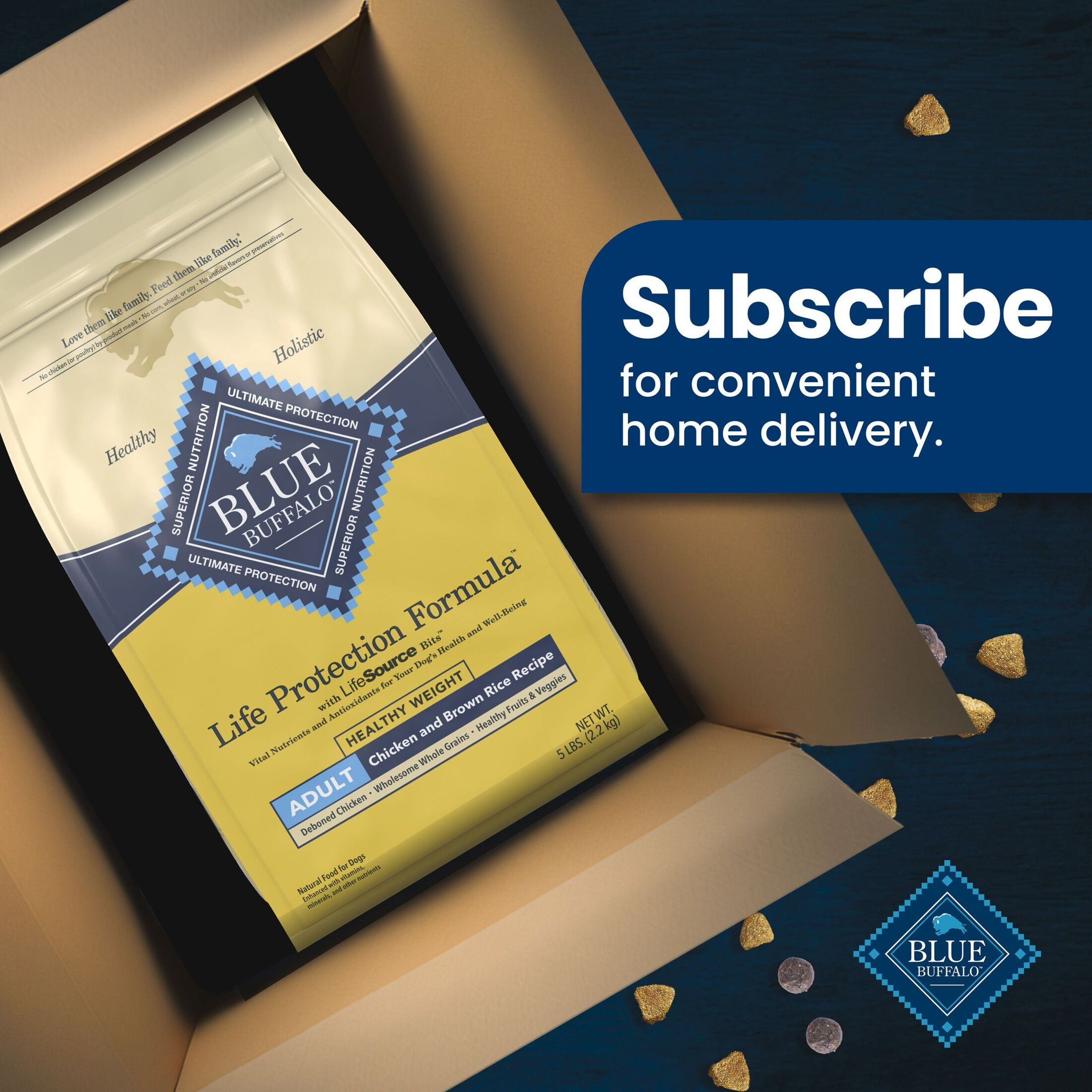 Blue Buffalo Life Protection Formula Healthy Weight Adult Dry Dog Food, Chicken, 34-lb Bag - Image 7