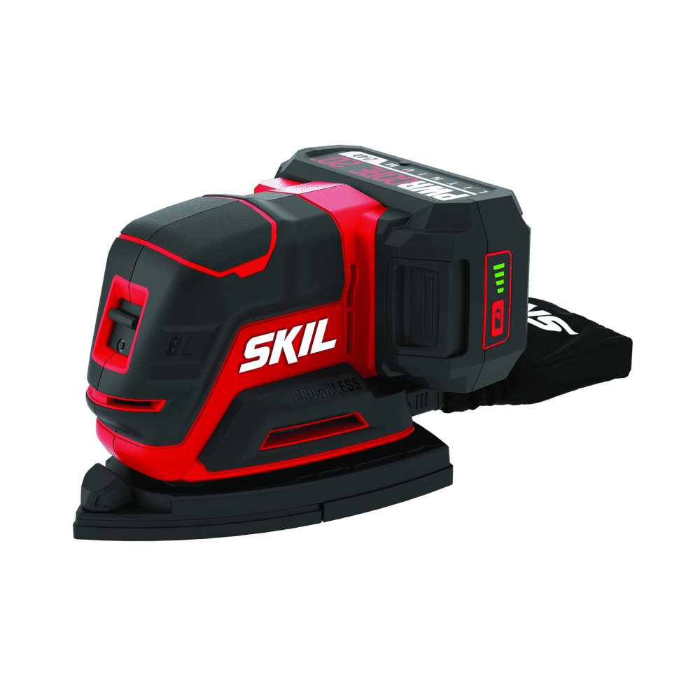 SKIL 20V Brushless Compact Multi-Sander Kit with Battery and Fast Charger, SR6607B-10 - Image 4