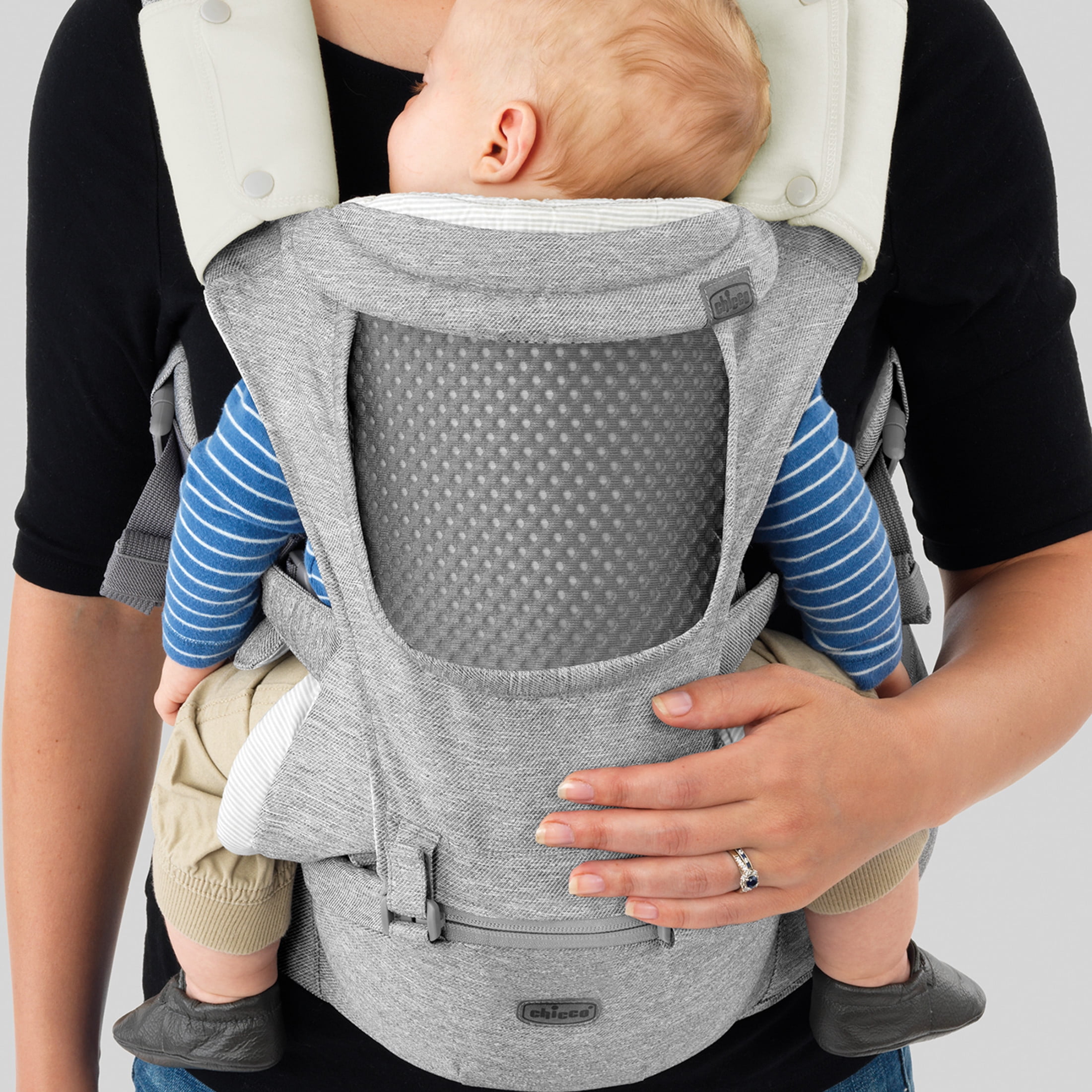 Chicco SideKick Plus 3-in-1 Hip Seat Baby Carrier - Denim (Blue) - Image 3