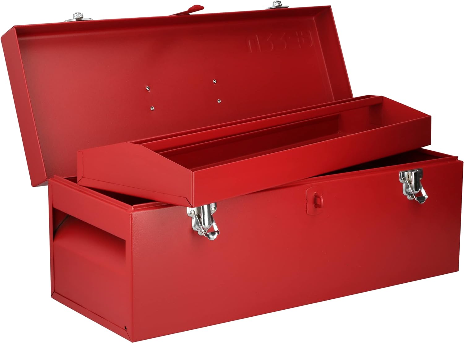 Urrea Industrial 20 In Metal Tool Box With Plastic Handle And Metallic Tray - Image 6