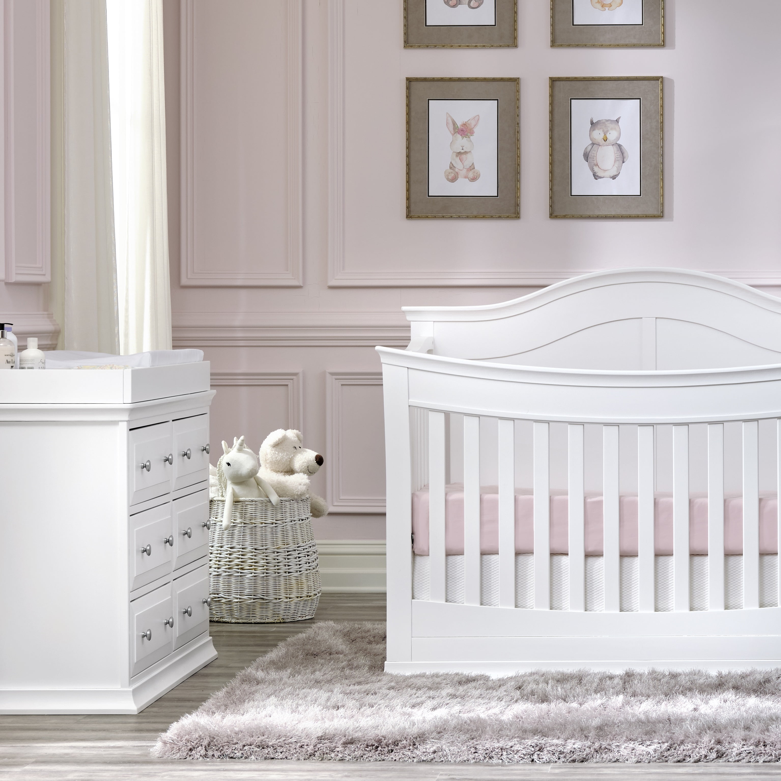 DaVinci Signature 6-Drawer Double Dresser in White - Image 3