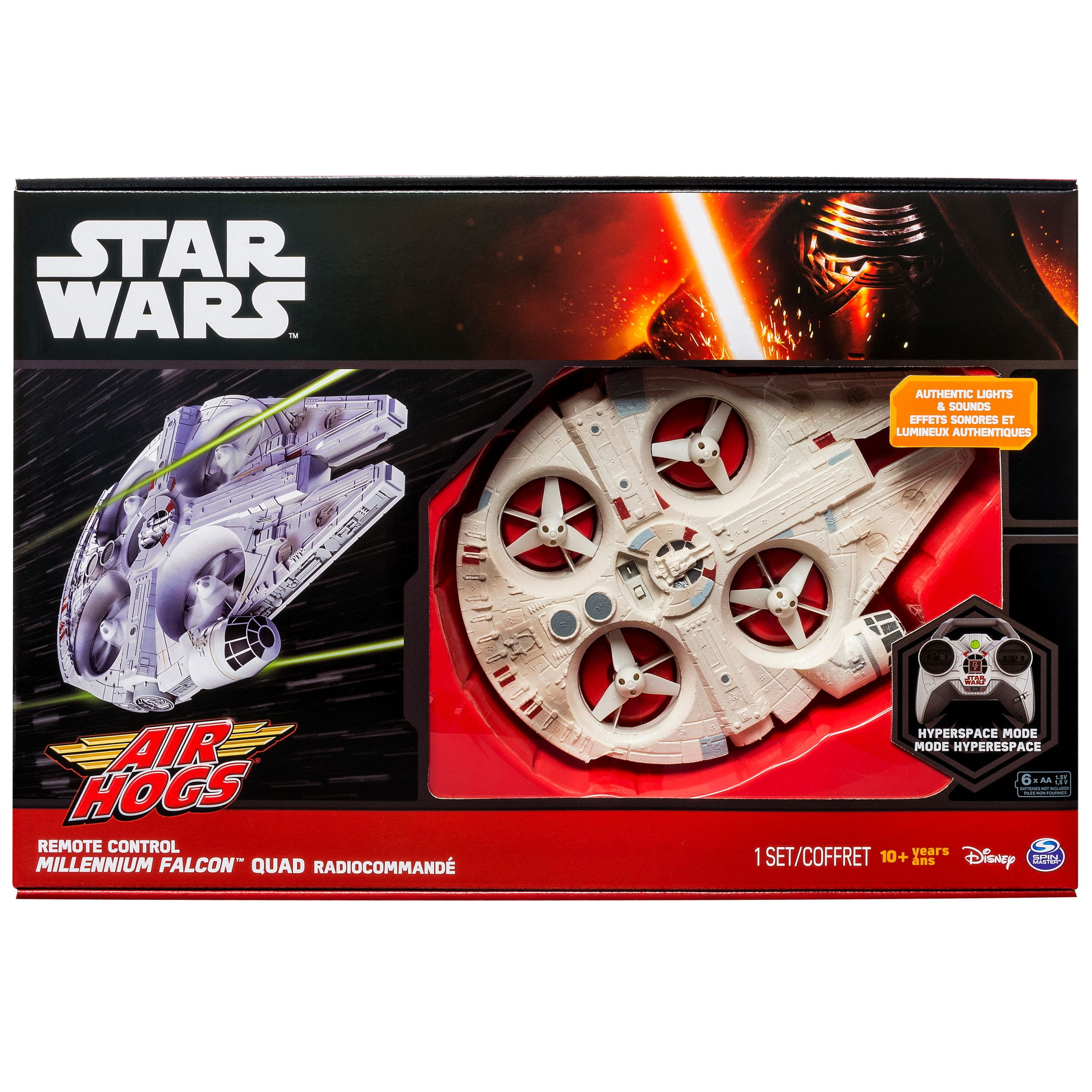 Air Hogs Star Wars Remote Control Ultimate Millennium Falcon Quad - Image 7