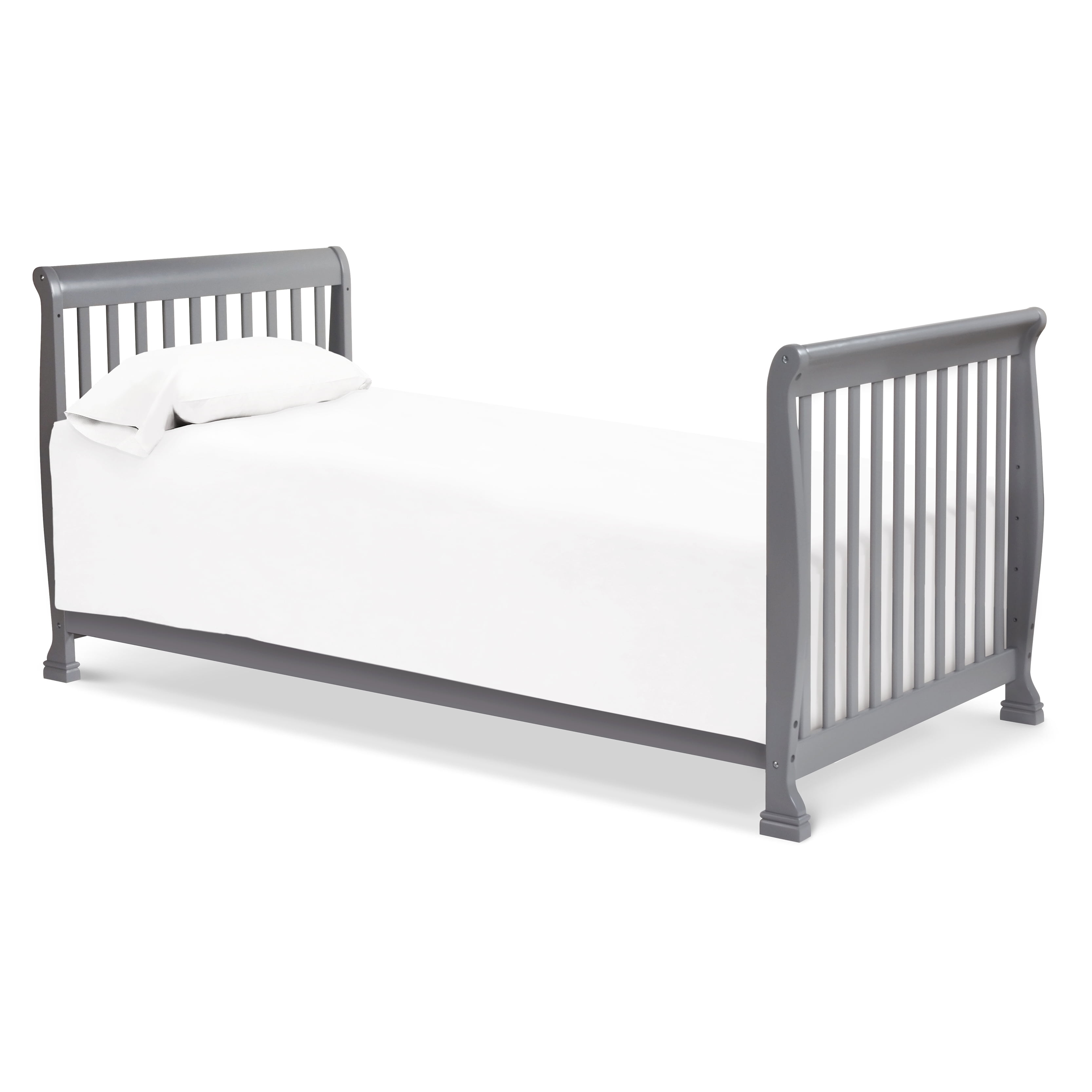 DaVinci Kalani 4-in-1 Convertible Mini Crib, Gray - Image 5