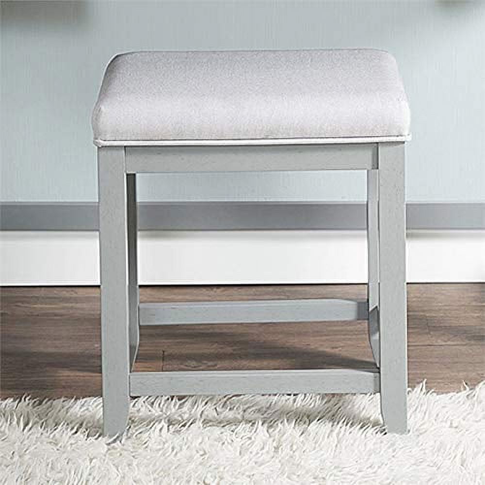 Vista Vanity Stool Gray/Shale - Image 6