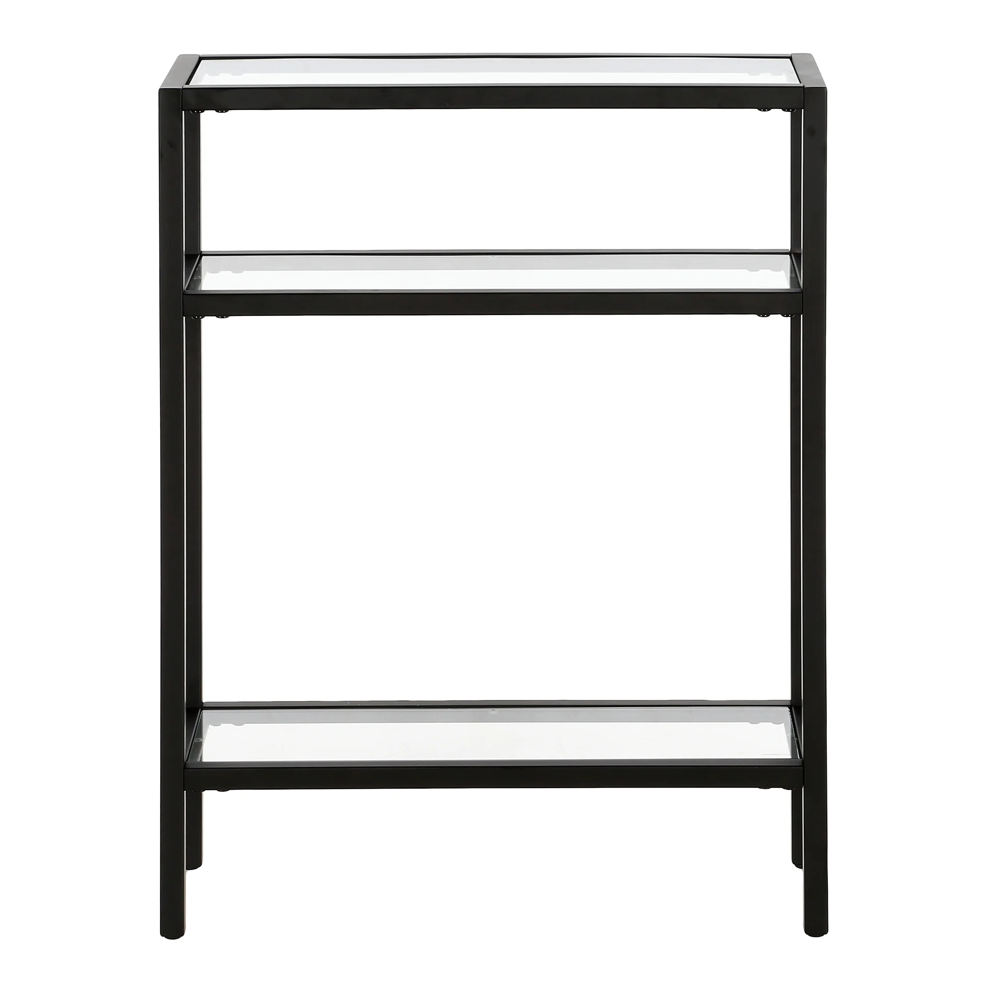 Evelyn&Zoe Sivil 22" Wide Rectangular Console Table, Blackened Bronze - Image 2