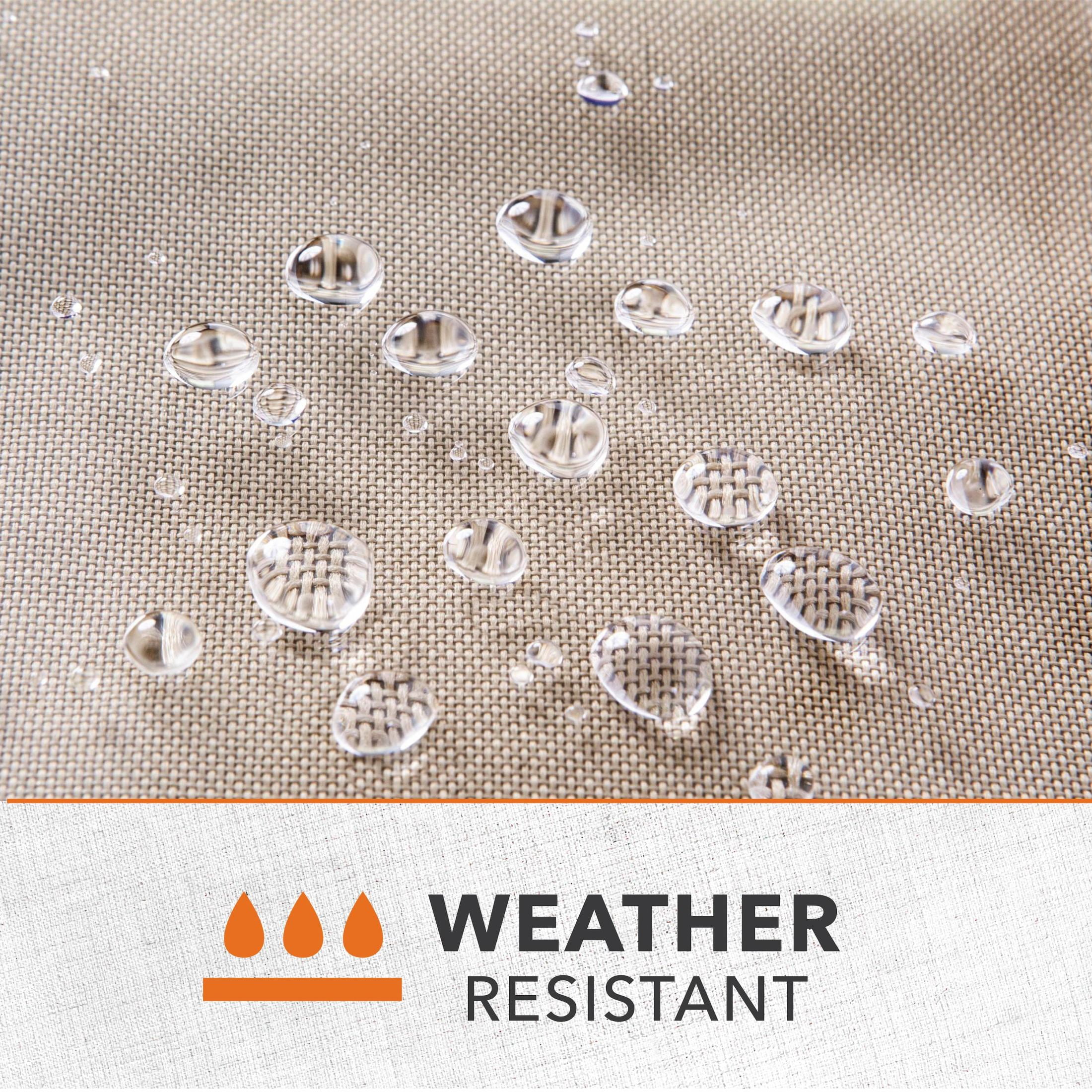 Modern Leisure Monterey Outdoor Patio Sectional Lounge Set Cover, Left Facing, 104"L x 83"L x 32"W x 31"H, Beige - Image 4