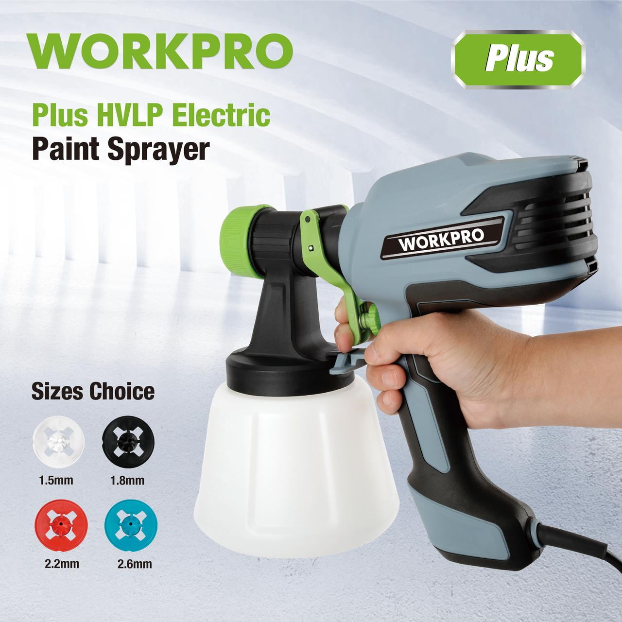 WORKPRO Plus 14GPH Electric Paint Sprayer, 120 Volt, Model 2234, New - Image 2