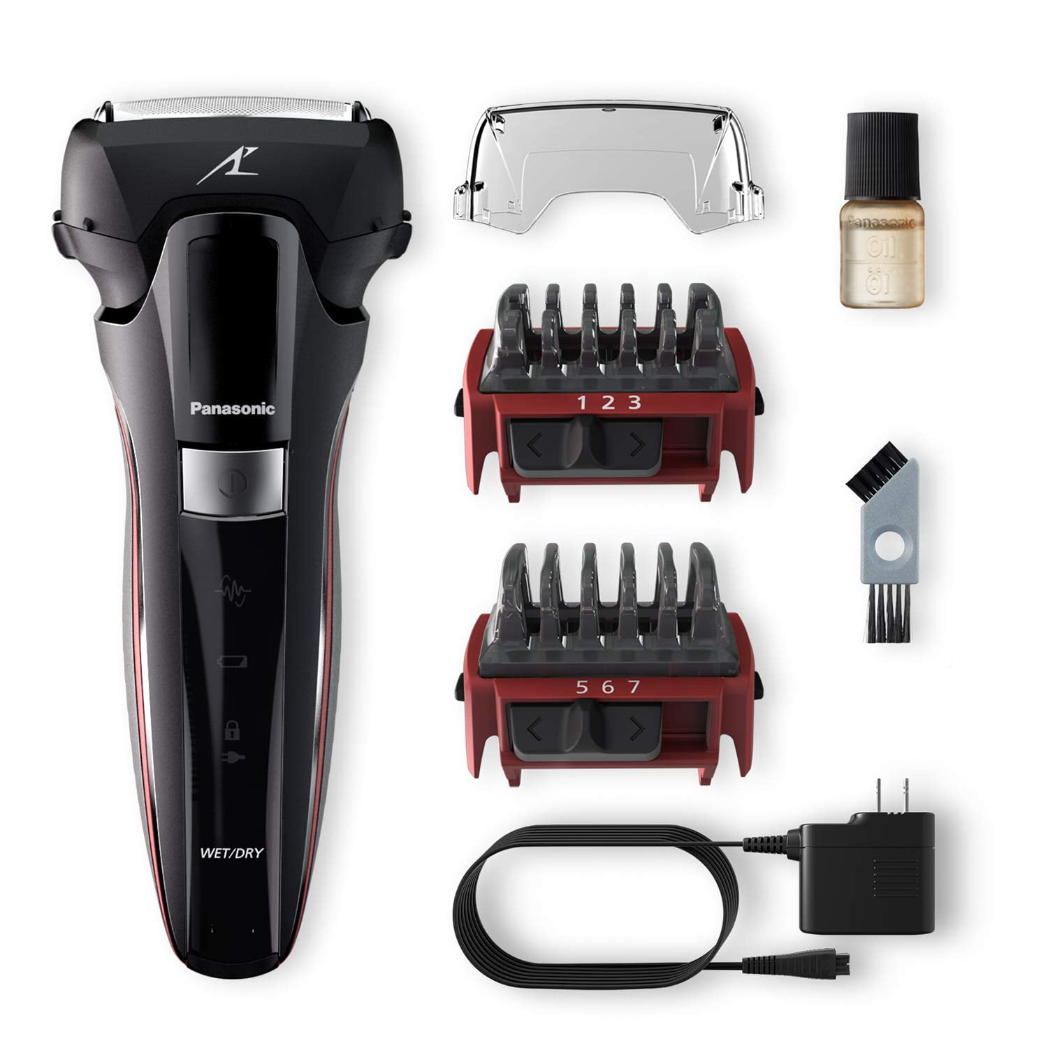 Panasonic Hybrid Wet Dry Shaver, Trimmer & Detailer for Men with Two Trim Attachments - ES-LL41-K - Image 10