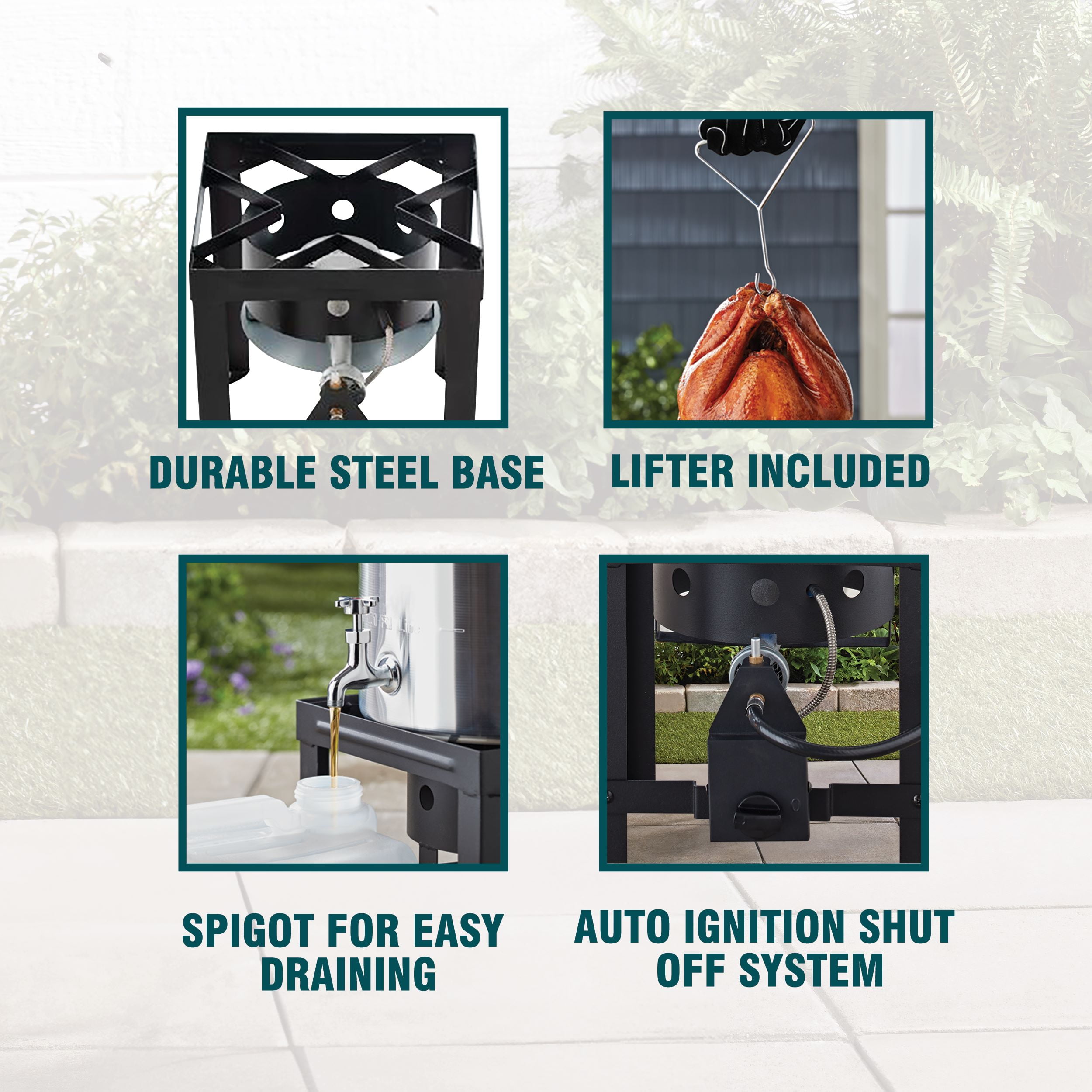 Expert Grill 30qt Turkey Fryer with Spigot - Image 4