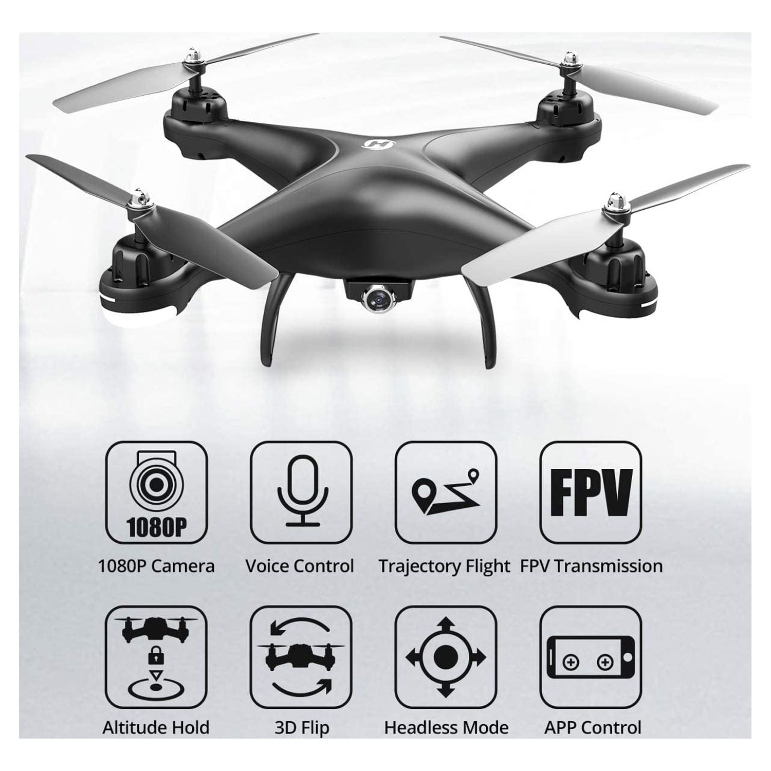 Holy Stone Drone with Camera and Video 1080P 120° Wide-Angle WiFi RC Quadcopter for kids beginners Altitude Hold Headless Mode 3D Flips - Image 6