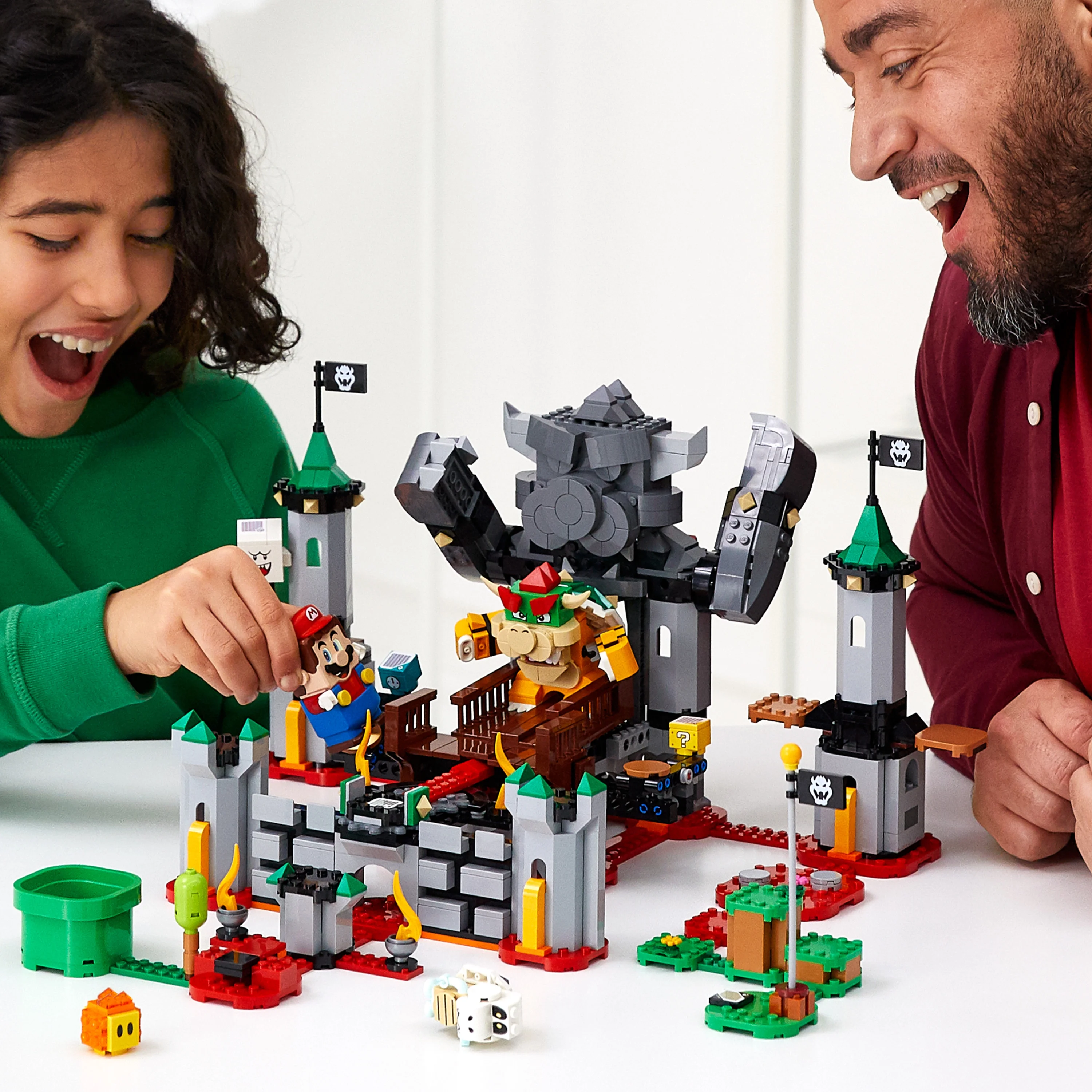 LEGO Super Mario Bowser’s Castle Boss Battle Expansion Set 71369 Building Toy for Kids (1,010 Pieces) - Image 4