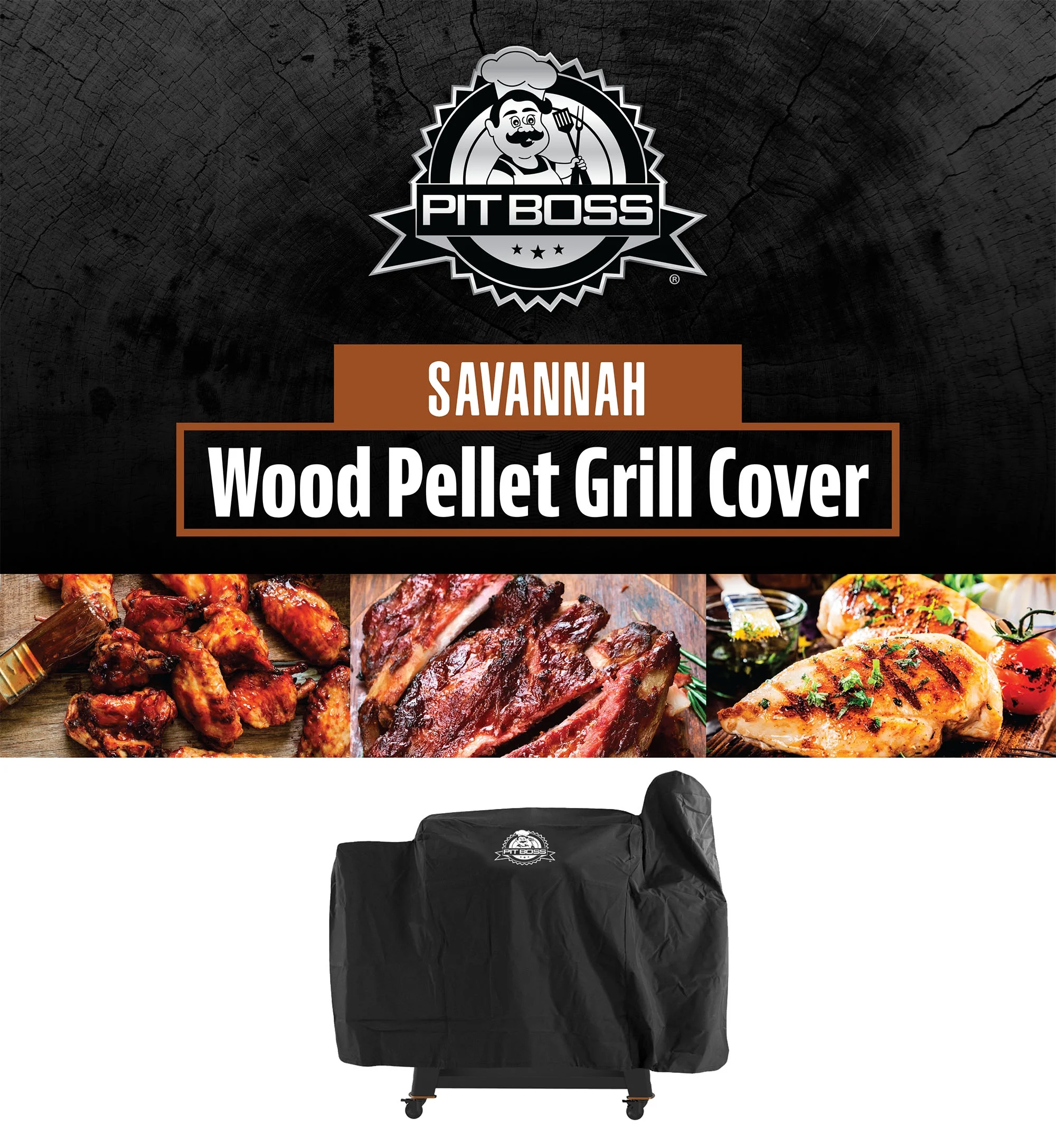 Pit Boss Onyx Edition Savannah Grill Cover - Image 4