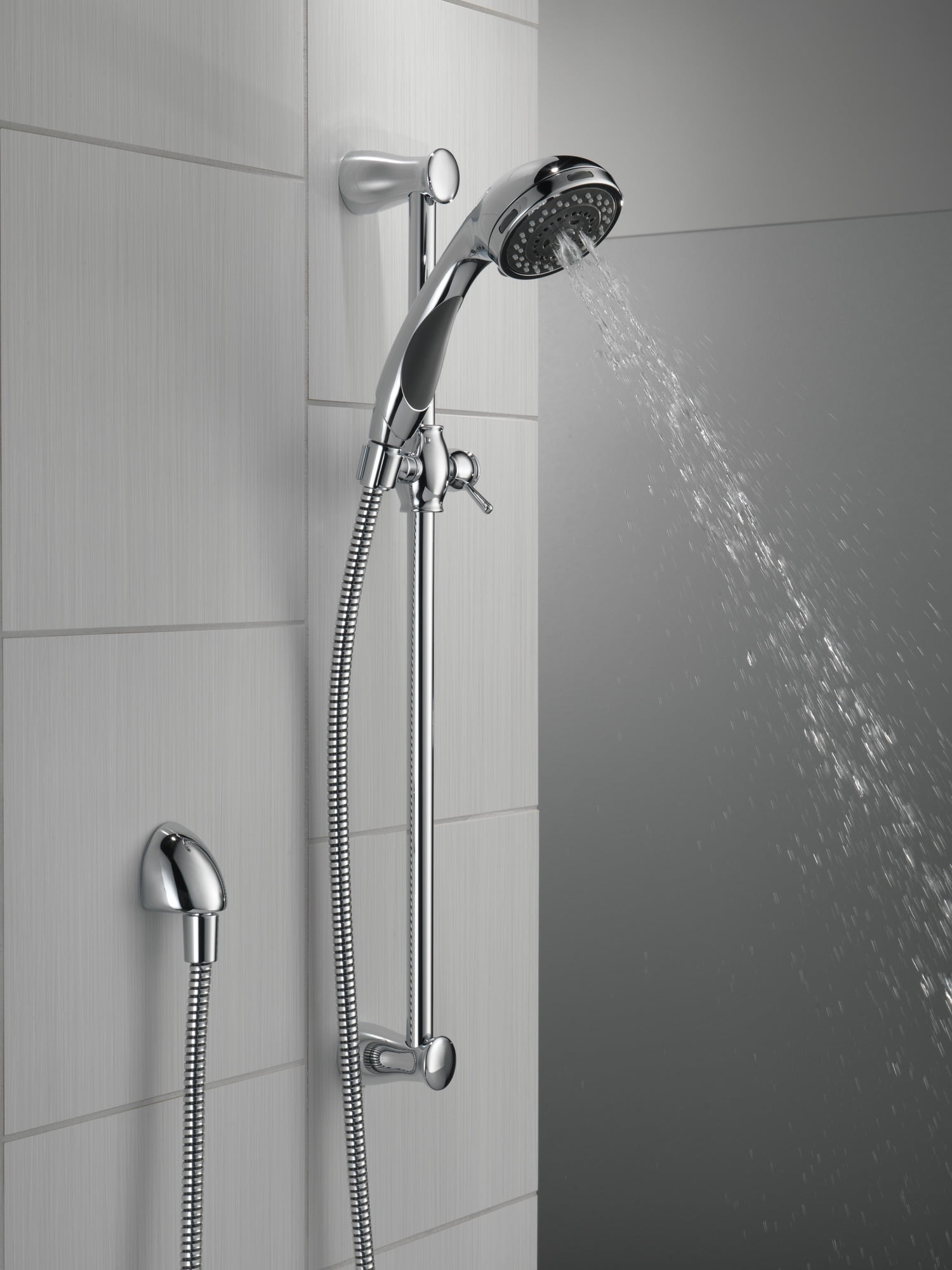 3-Spray Premium Slide Bar Hand Shower in Chrome 57014 - Image 2