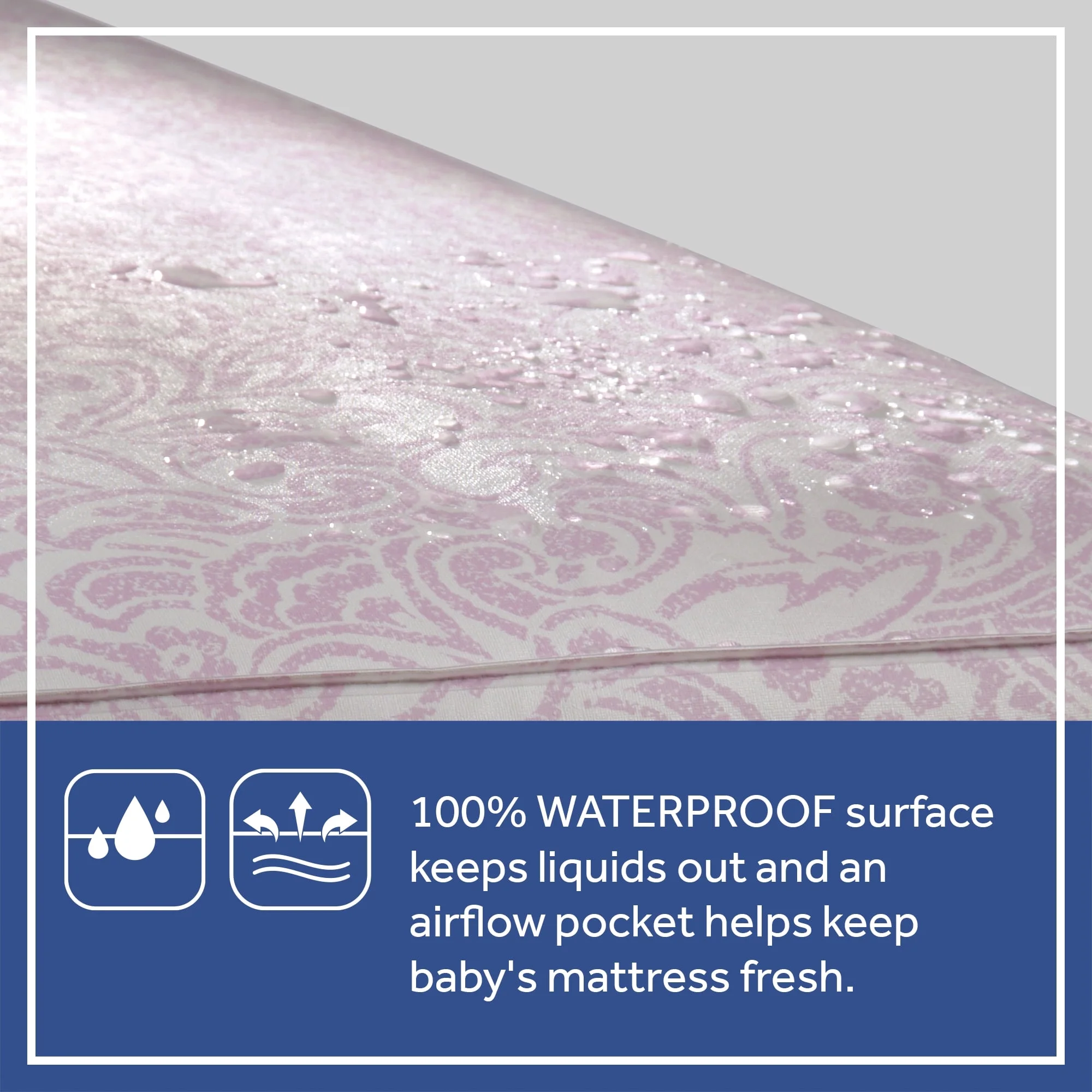 Sealy Ortho Rest Premium Firm Baby Crib Mattress/Toddler Mattress, 150 Coil, Pink - Image 4