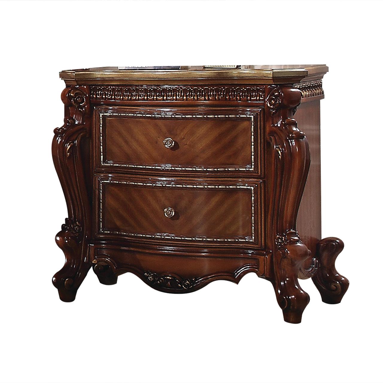 ACME Picardy Nightstand in Cherry Oak - Image 3