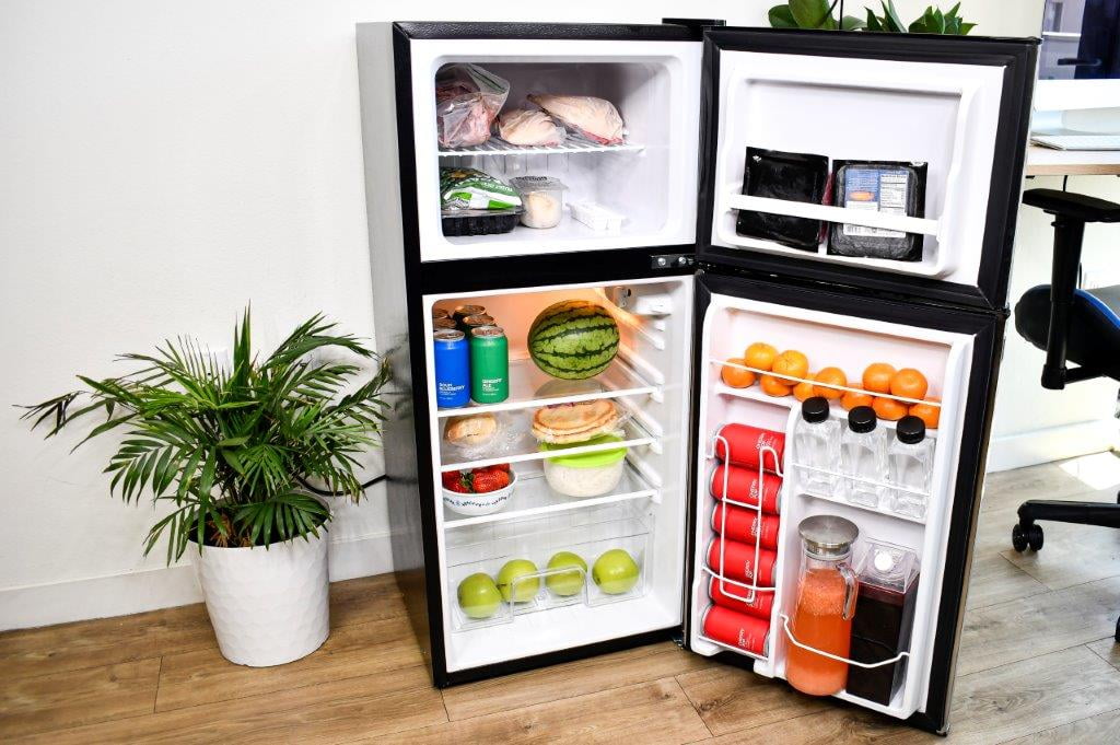 Frigidaire, 4.5 Cu. ft., 2 Door Compact Refrigerator-Chrome Trim, EFR451, Platinum - Image 11