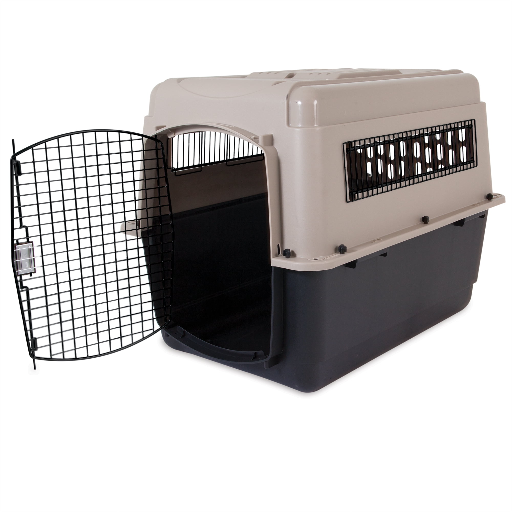 Petmate® Ultra Vari Plastic Travel Dog Kennel 36" for Medium to Large Pets 50-70 lbs, Taupe/Black - Image 8