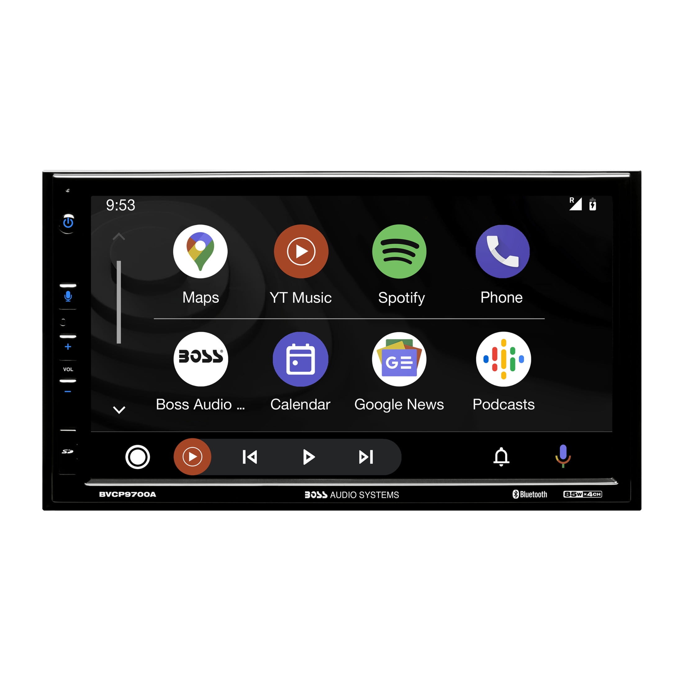 BOSS Audio Systems BVCP9700A Double Din Car Stereo with Apple Carplay & Android Auto, 7" Touchscreen Car Radio, Bluetooth, AM/FM Receiver, Double Din Radio, No CD/DVD, Multi-Color Illumination - Image 7