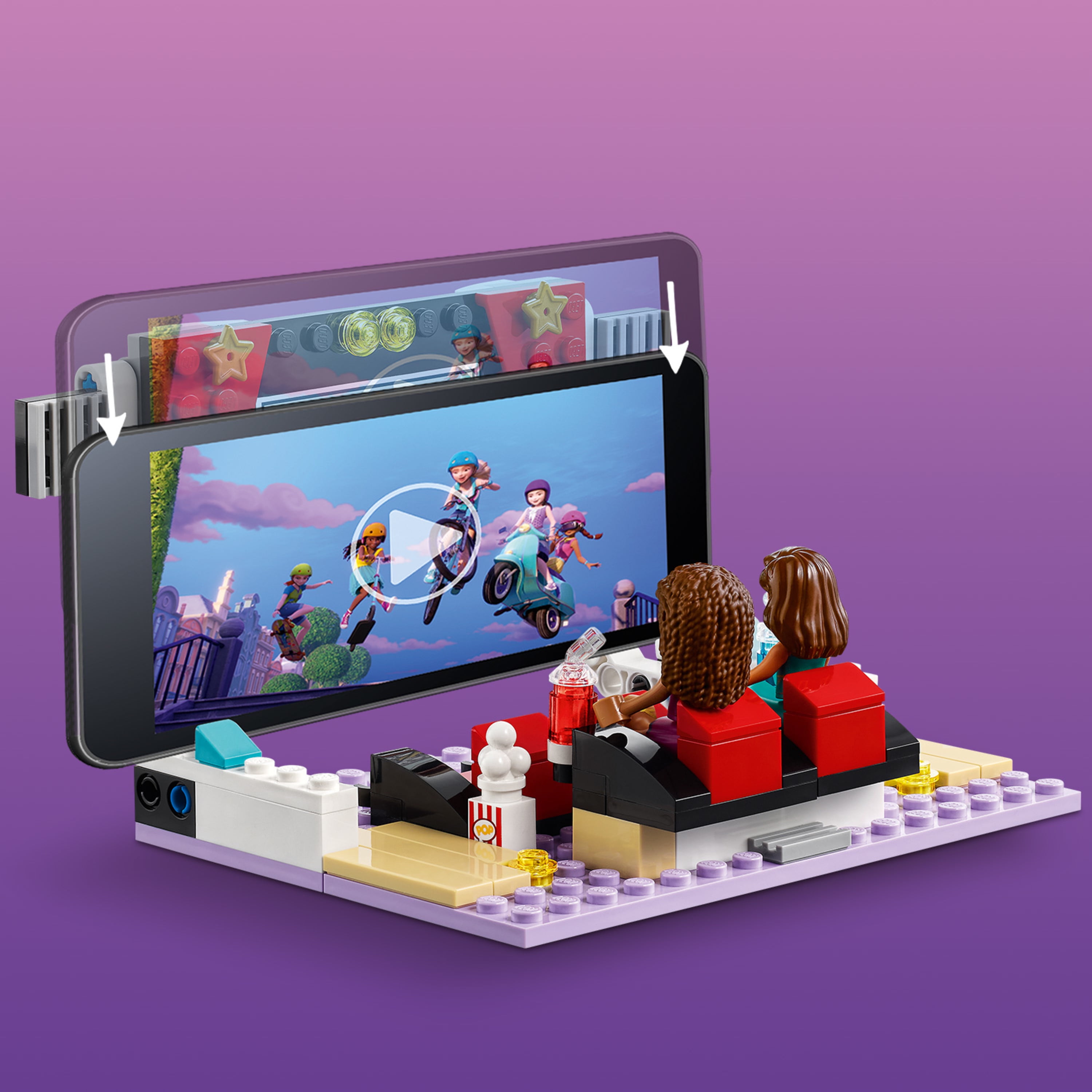 LEGO Friends Heartlake City Movie Theater Set 41448 Building Toy; Great Gift for Kids (451 Pieces) - Image 6