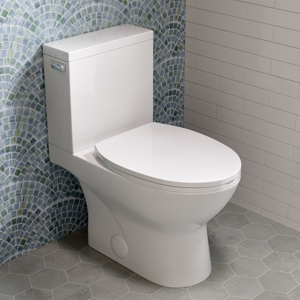 Cache Two-Piece Elongated Toilet Left Side Flush Handle Toilet 1.28 gpf - Image 8
