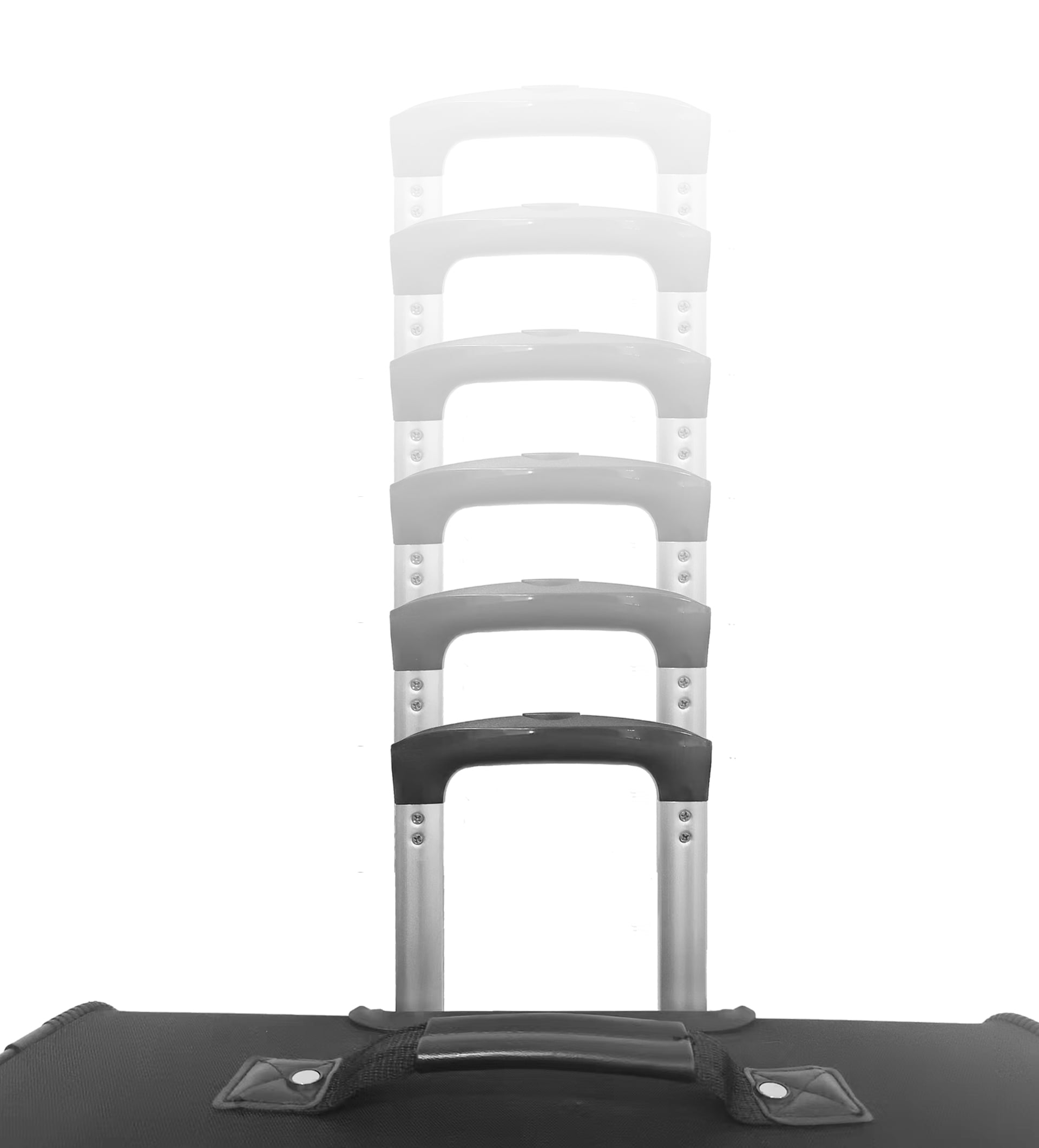 Protege 4-Piece Softside Luggage Set, Black - Image 3