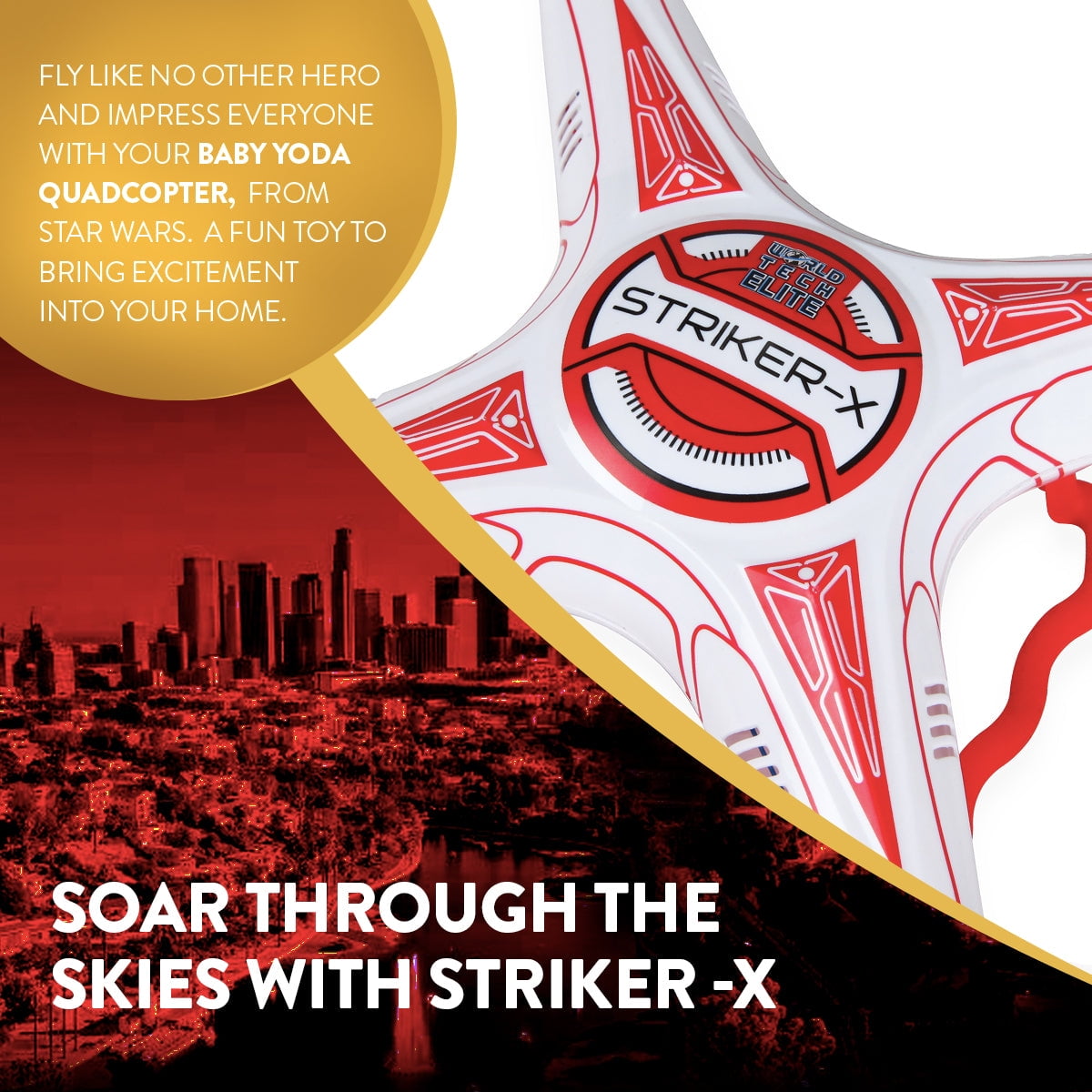 Striker-X HD Camera Drone 2.4GHz 4.5CH HD Picture/Video Camera RC Quadcopter - Image 2