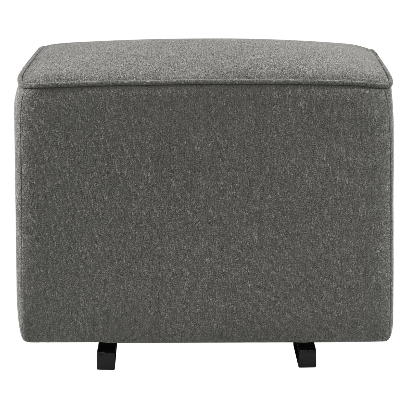 Davinci Universal Gliding Ottoman in Dark Grey Finish - Image 4
