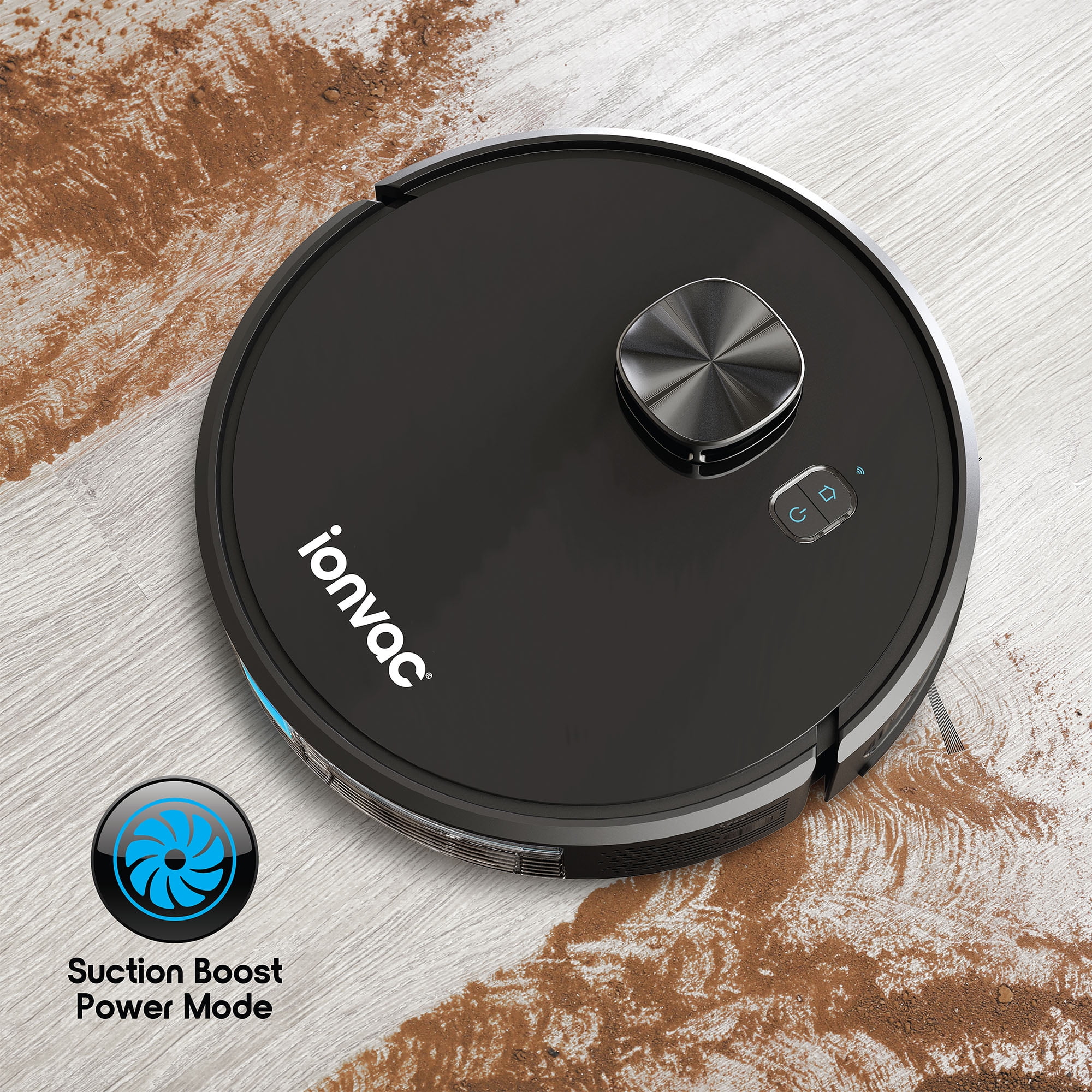 Ionvac OptiMax LiDAR Robovac, Multi-Surface Pet-Friendly Laser Mapping Robot Vacuum Cleaner with Wi-Fi and App Control, Model #9048 - Image 5