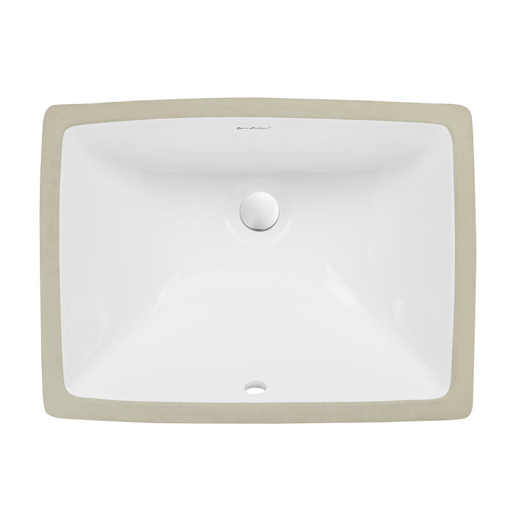Plaisir 18.5 Rectangular Under-Mount Bathroom Sink - Image 10