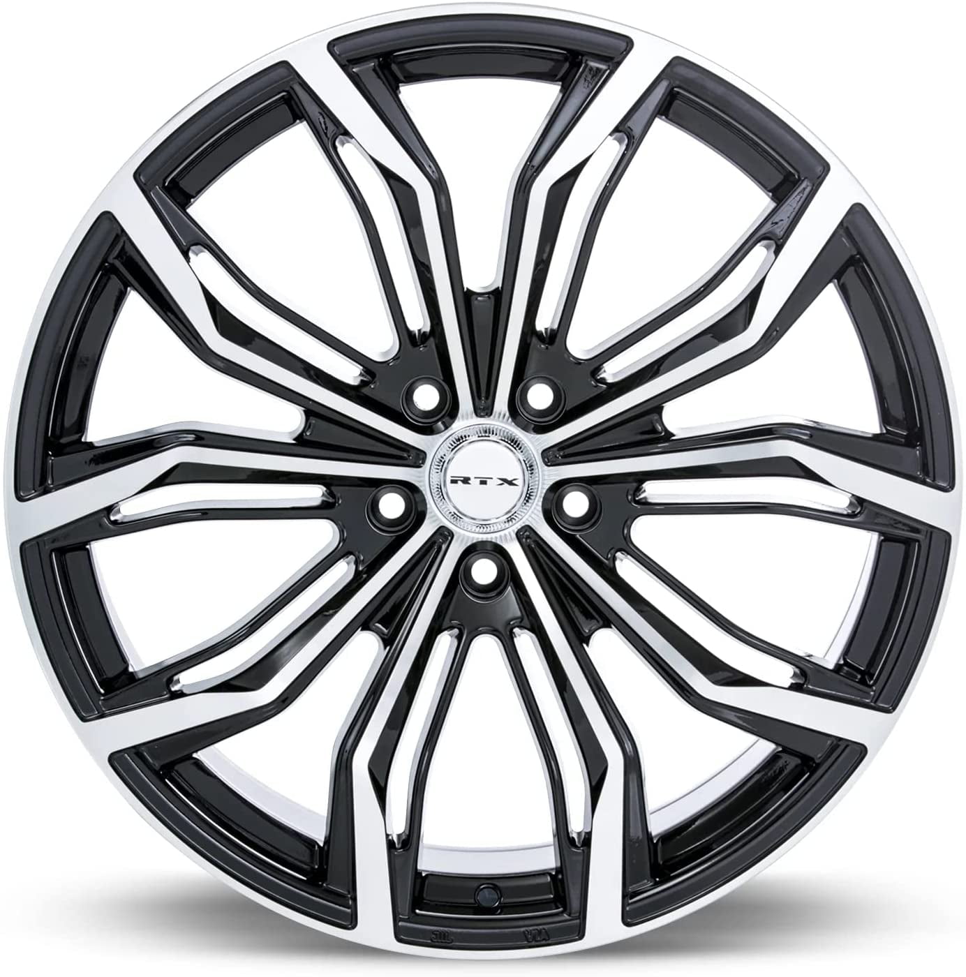 RTX Black Widow 16x7 5x114.3 ET40 CB73.1 Black Machined Wheel - Image 3