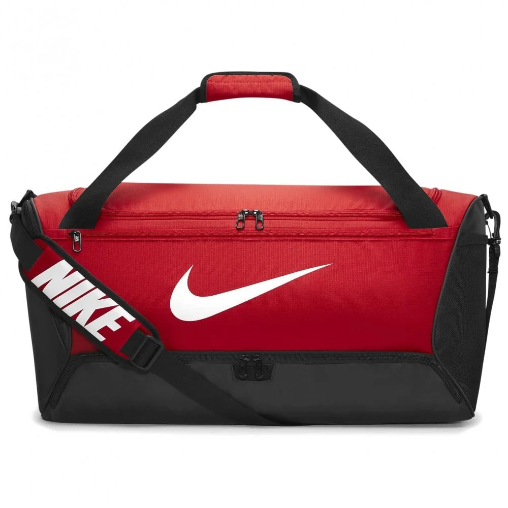 Nike Brasilia 9.5 Duffel Bag, 22.6x13.2x5.3 Inches, Red, for Travel & Sports - Image 4