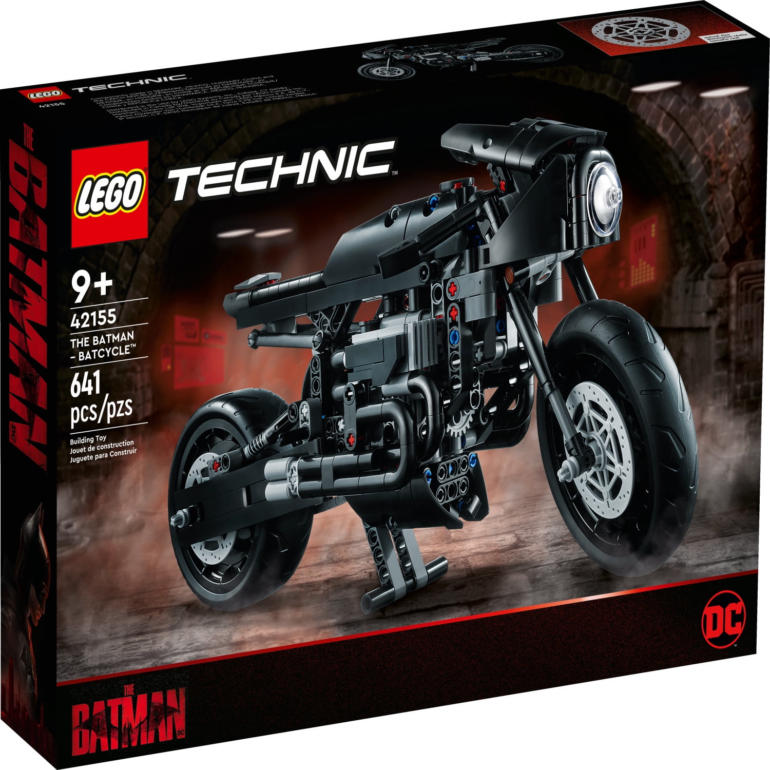 Lego 6425773 Technic The Batman Motorcycle Model Toy, Black - Image 4