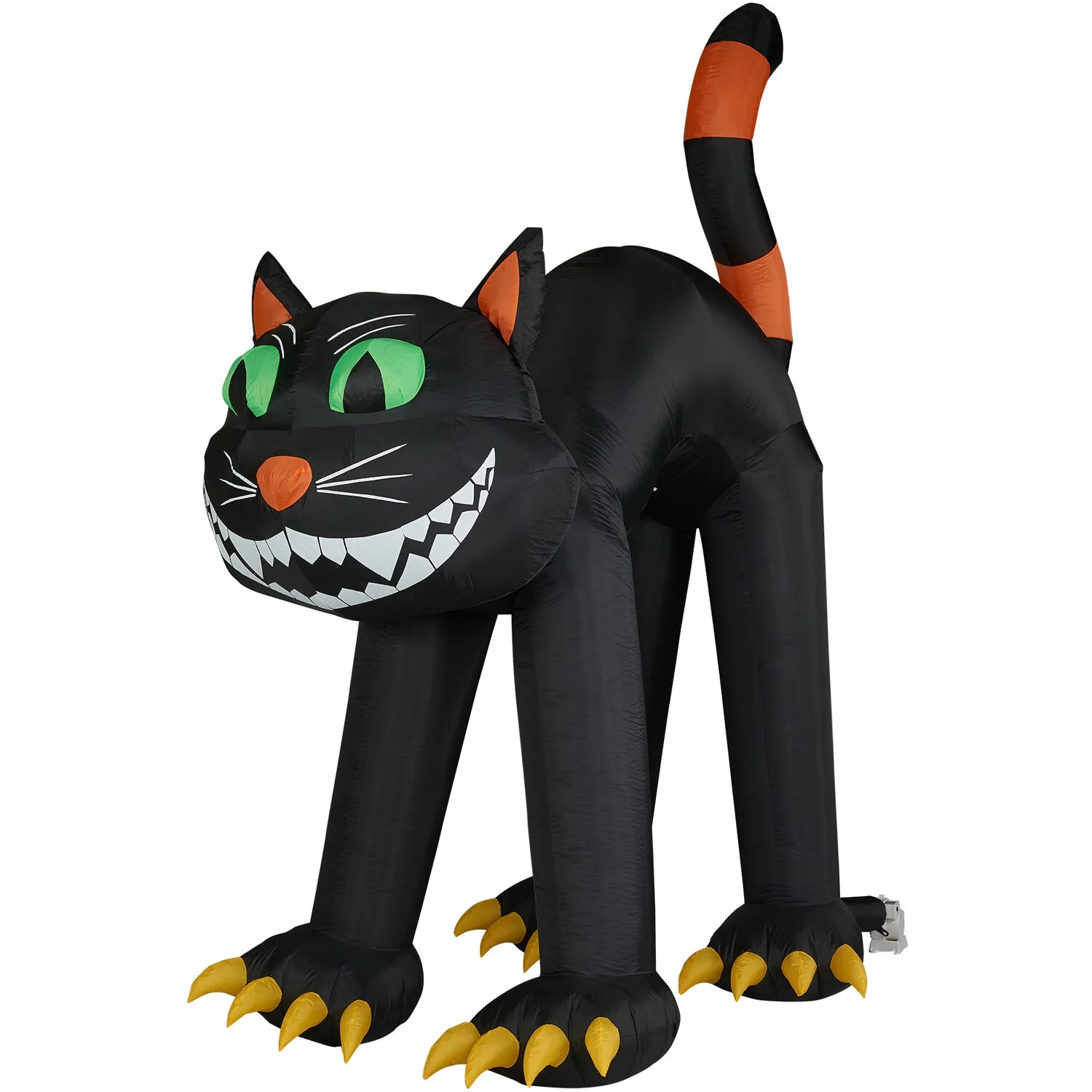 Haunted Hill Farm 10 ft Black Cat Halloween Blow up Inflatable, Multicolor, HIBCAT101-L - Image 3