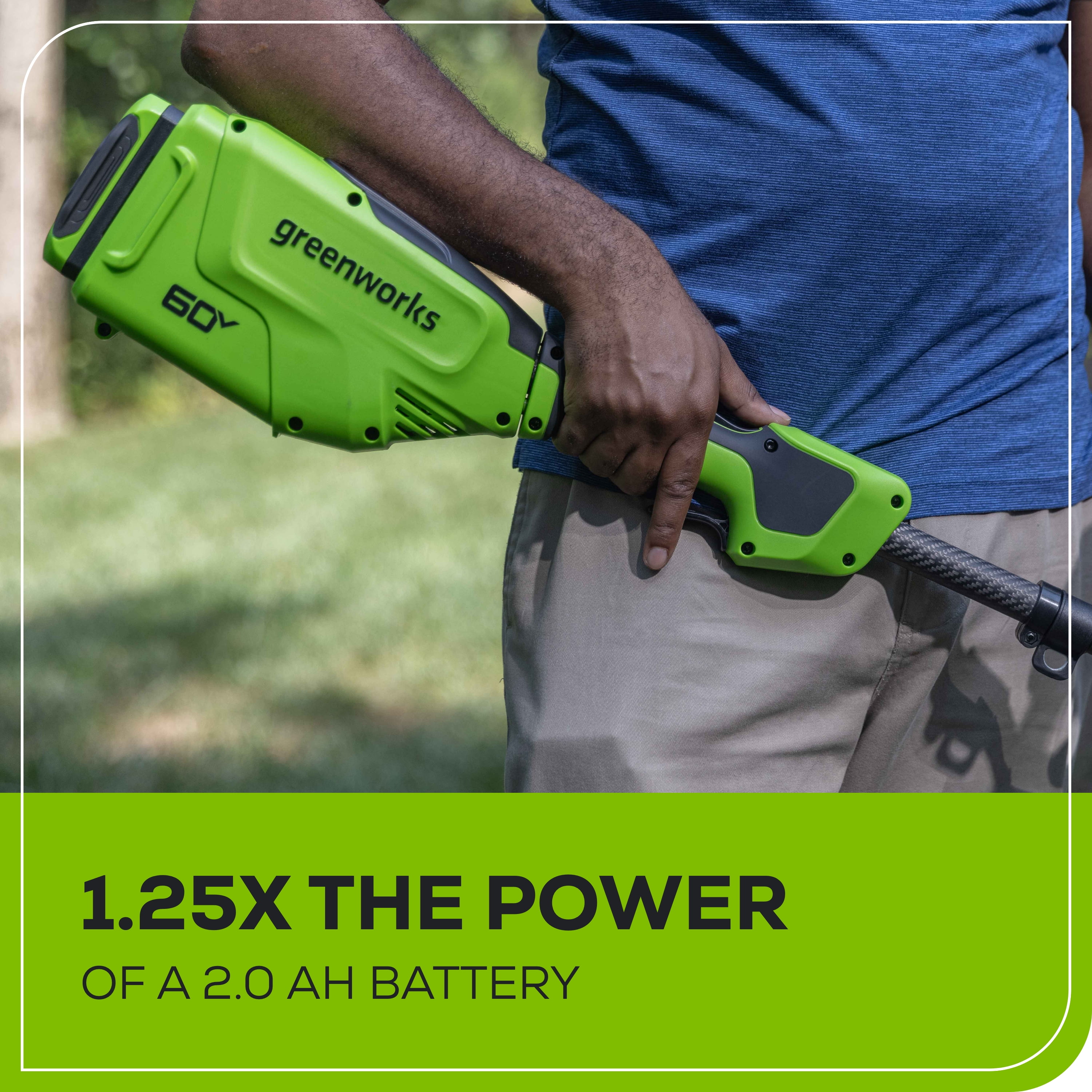 Greenworks 60 Volt 2.5Ah Battery 1807202 - Image 9