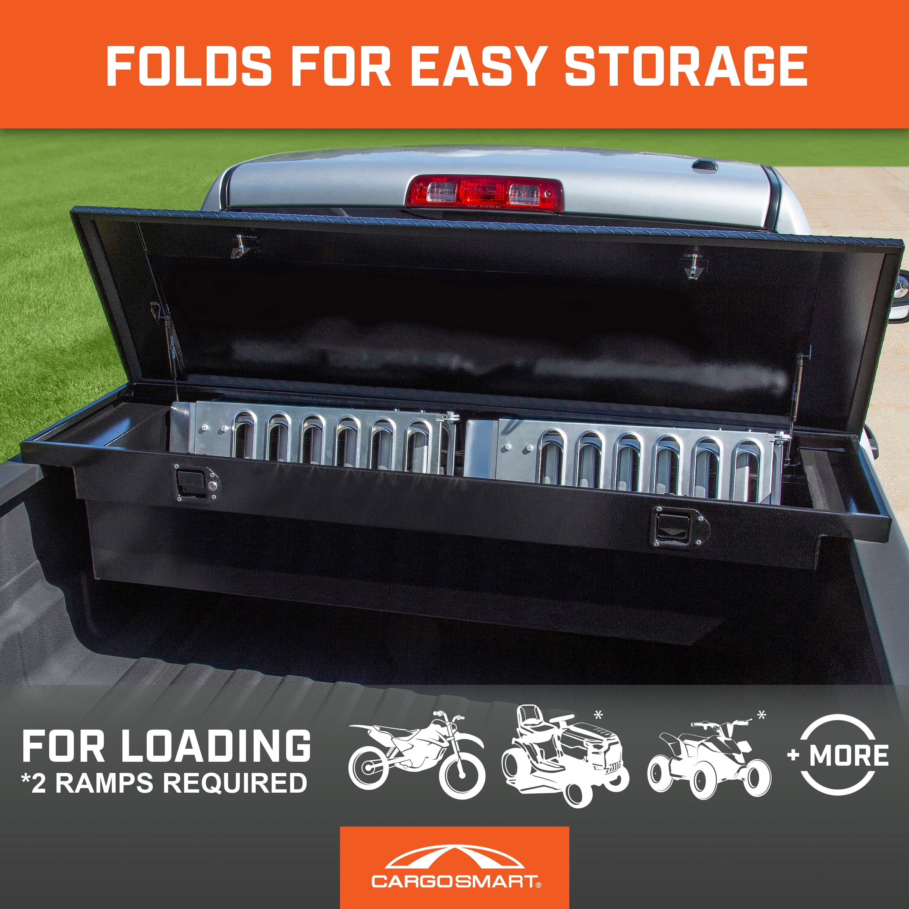 CargoSmart Steel Tri-Fold Loading Ramp 9in x 72in 500 lb Capacity - Image 10