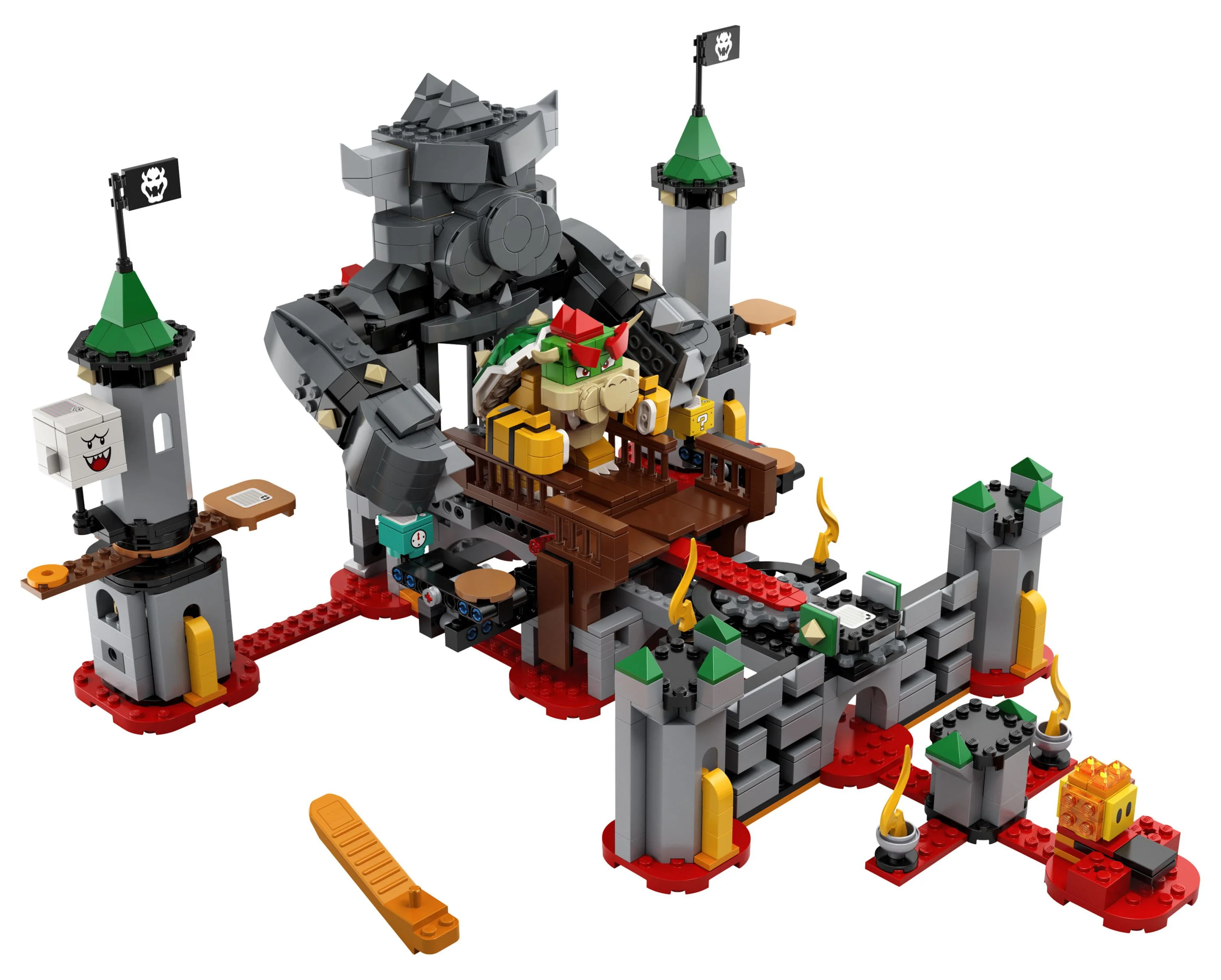 LEGO Super Mario Bowser’s Castle Boss Battle Expansion Set 71369 Building Toy for Kids (1,010 Pieces) - Image 3