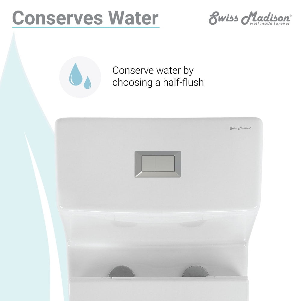 Daxton One-Piece Elongated Dual-Flush Toilet 1.1/1.6 gpf - Image 7