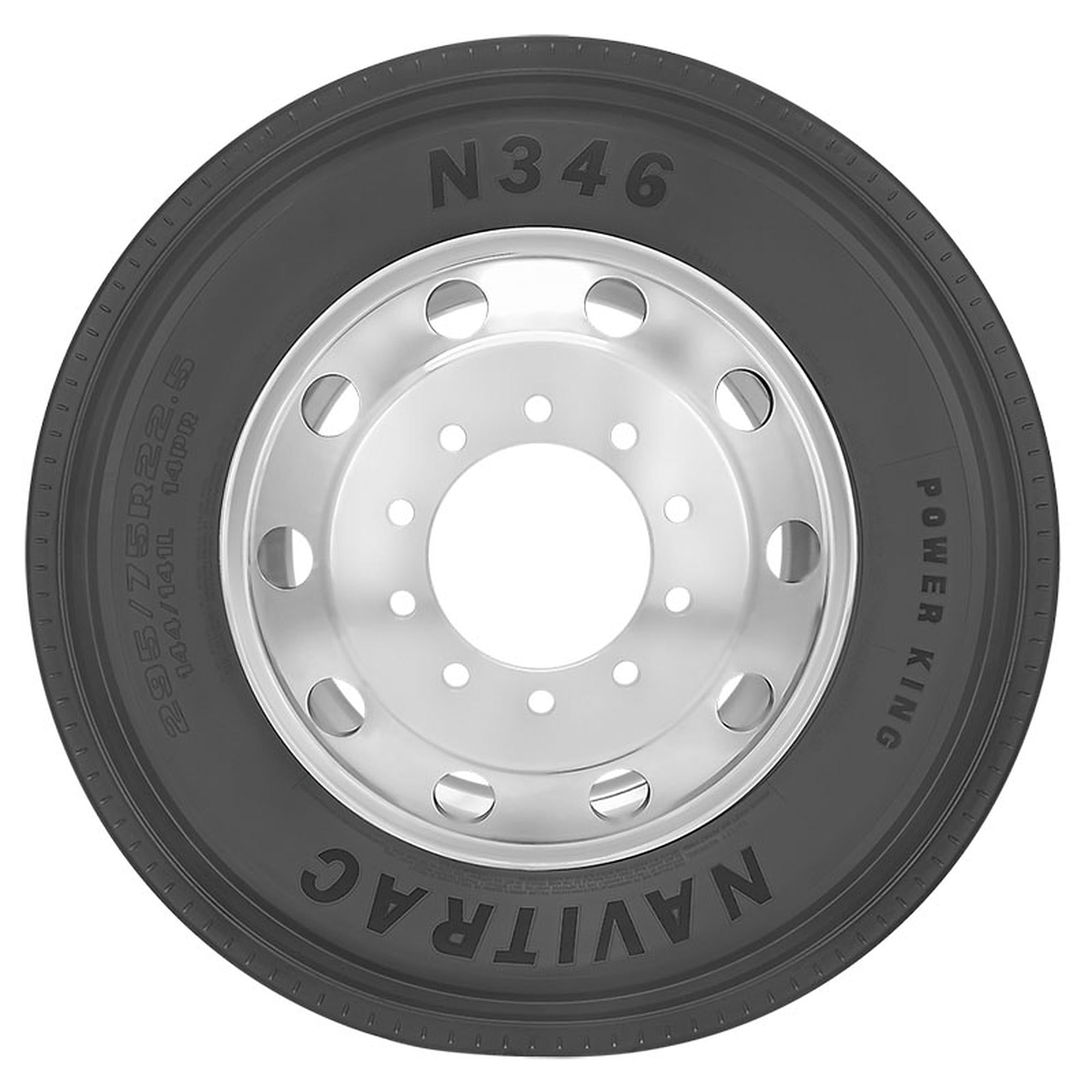 Power King Navitrac N346 225/70R19.5 128M G Commercial Tire - Image 4