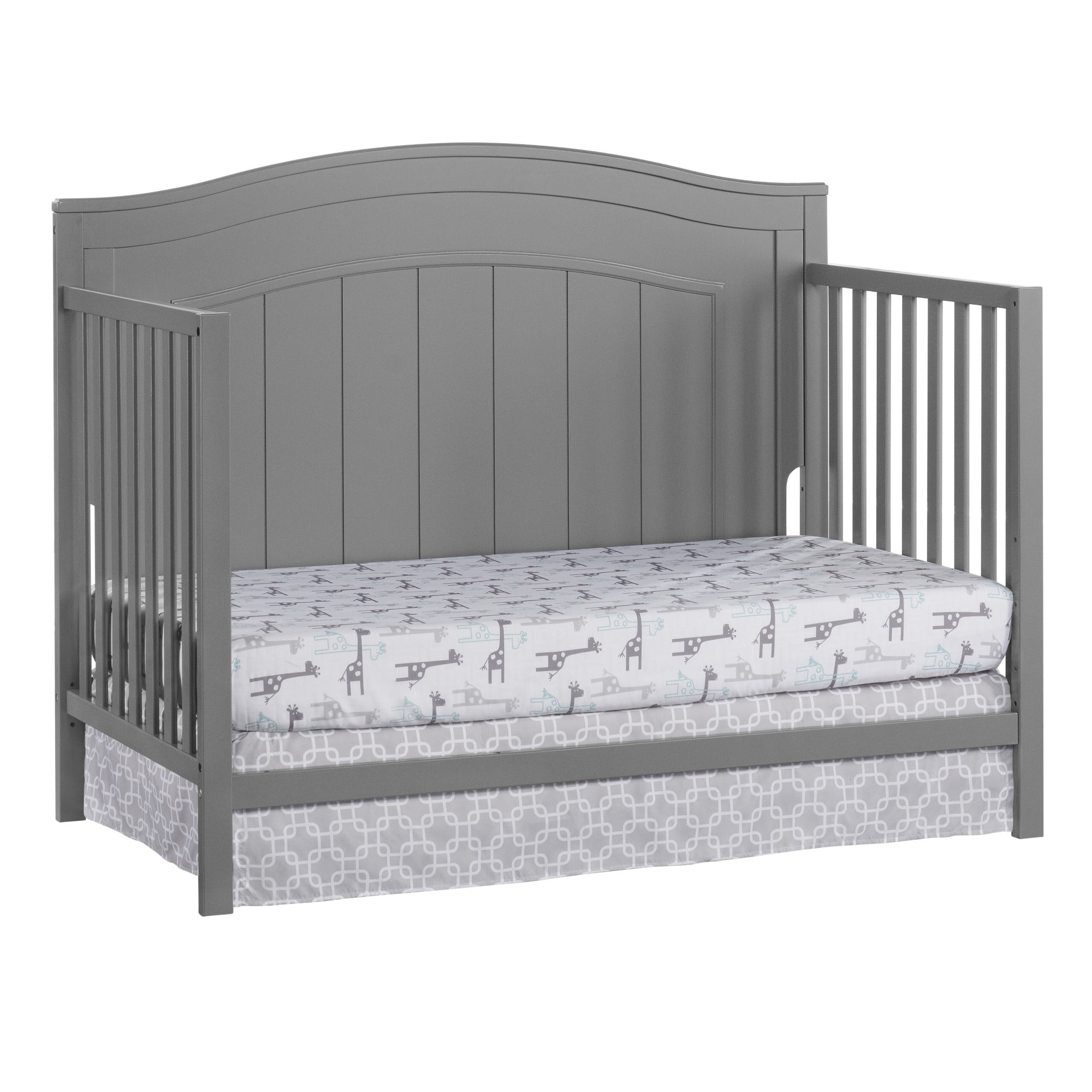 Oxford Baby North Bay 4-in-1 Convertible Crib, Dove Gray, GREENGUARD Gold Certified, Wooden Crib - Image 2