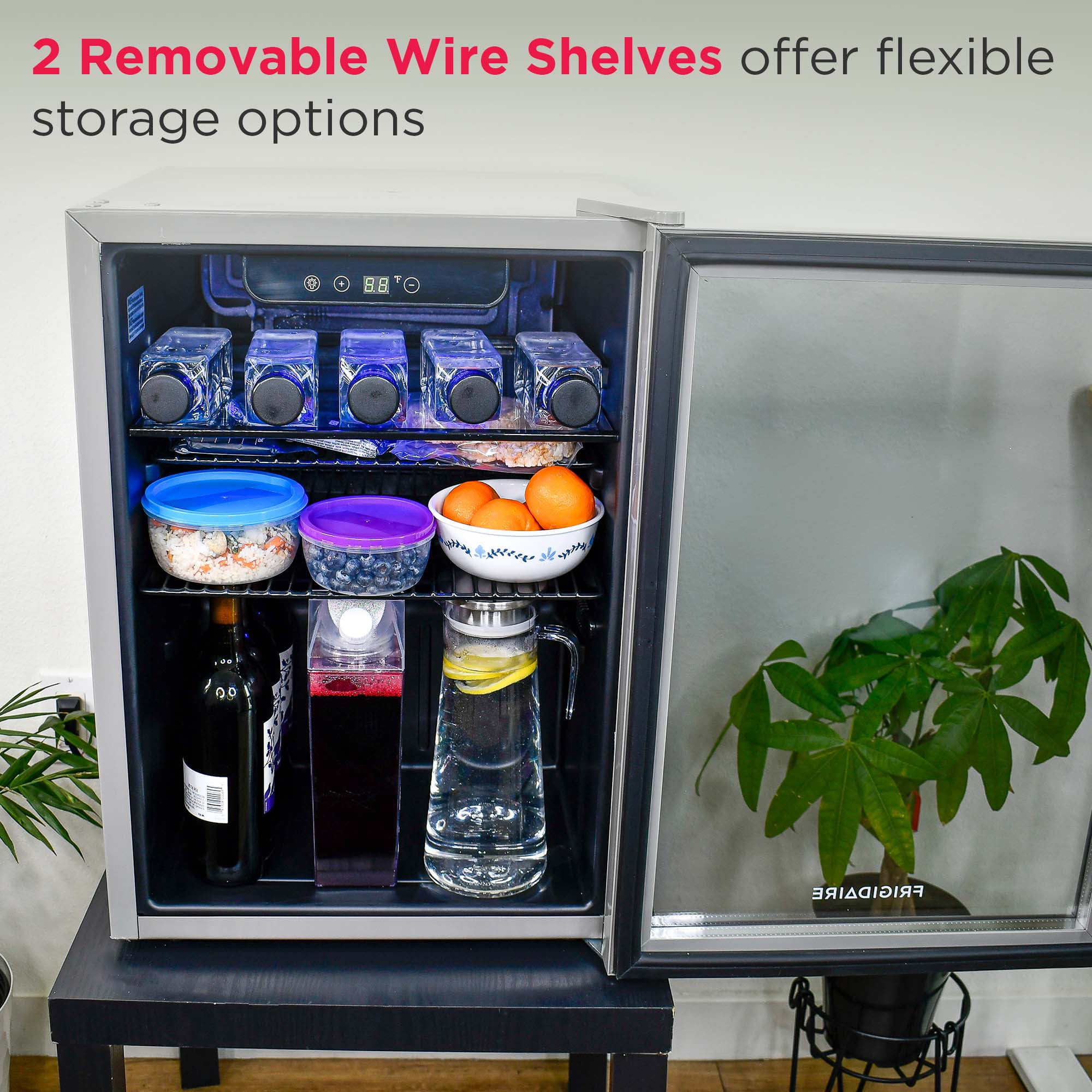 Frigidaire 88 Can or 25 Wine Bottle Beverage Center Refrigerator - Image 6