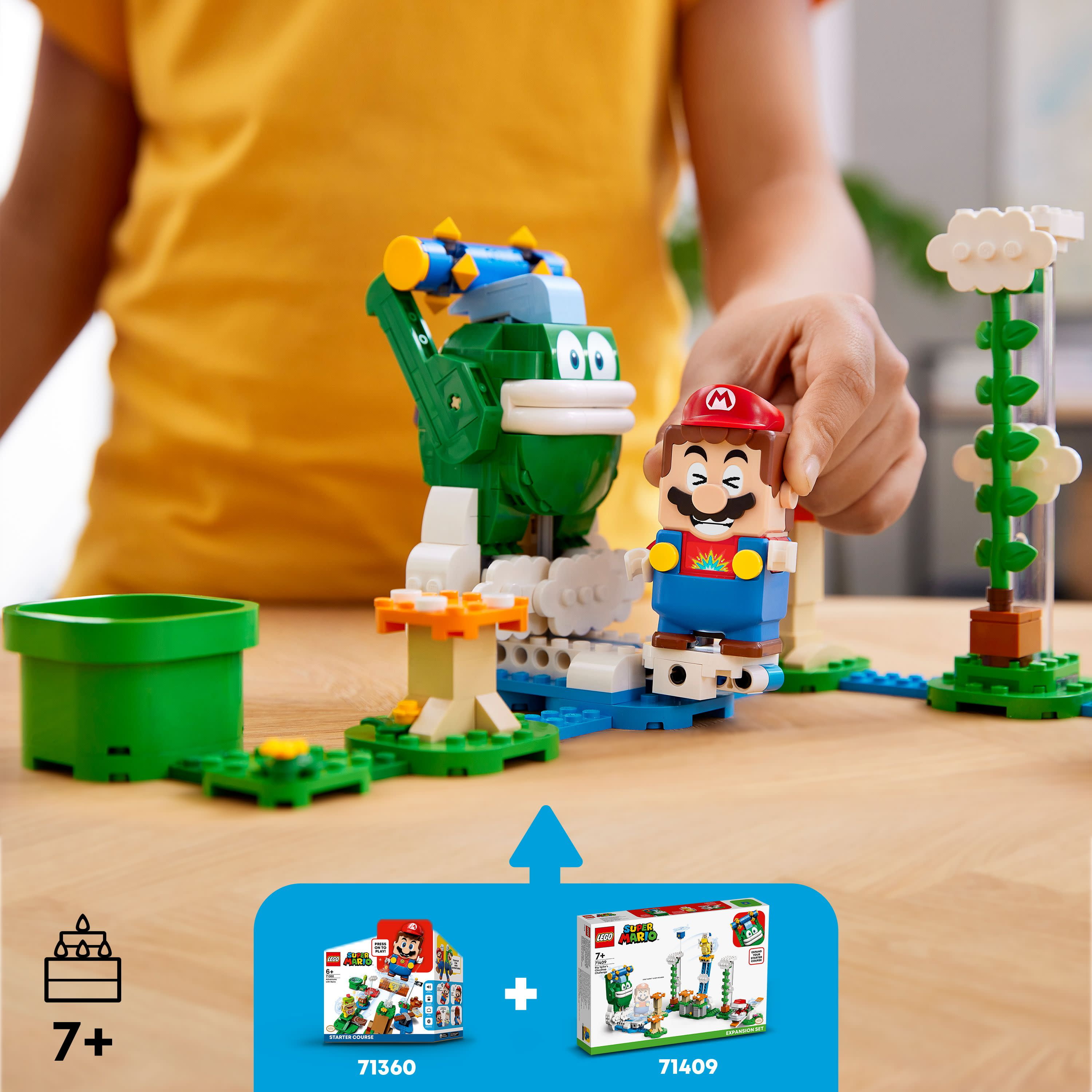 LEGO Super Mario Big Spike’s Cloudtop Challenge Expansion Set 71409, Collectible Toy for Kids with 3 Figures including Boomerang Bro and Piranha Plant - Image 7
