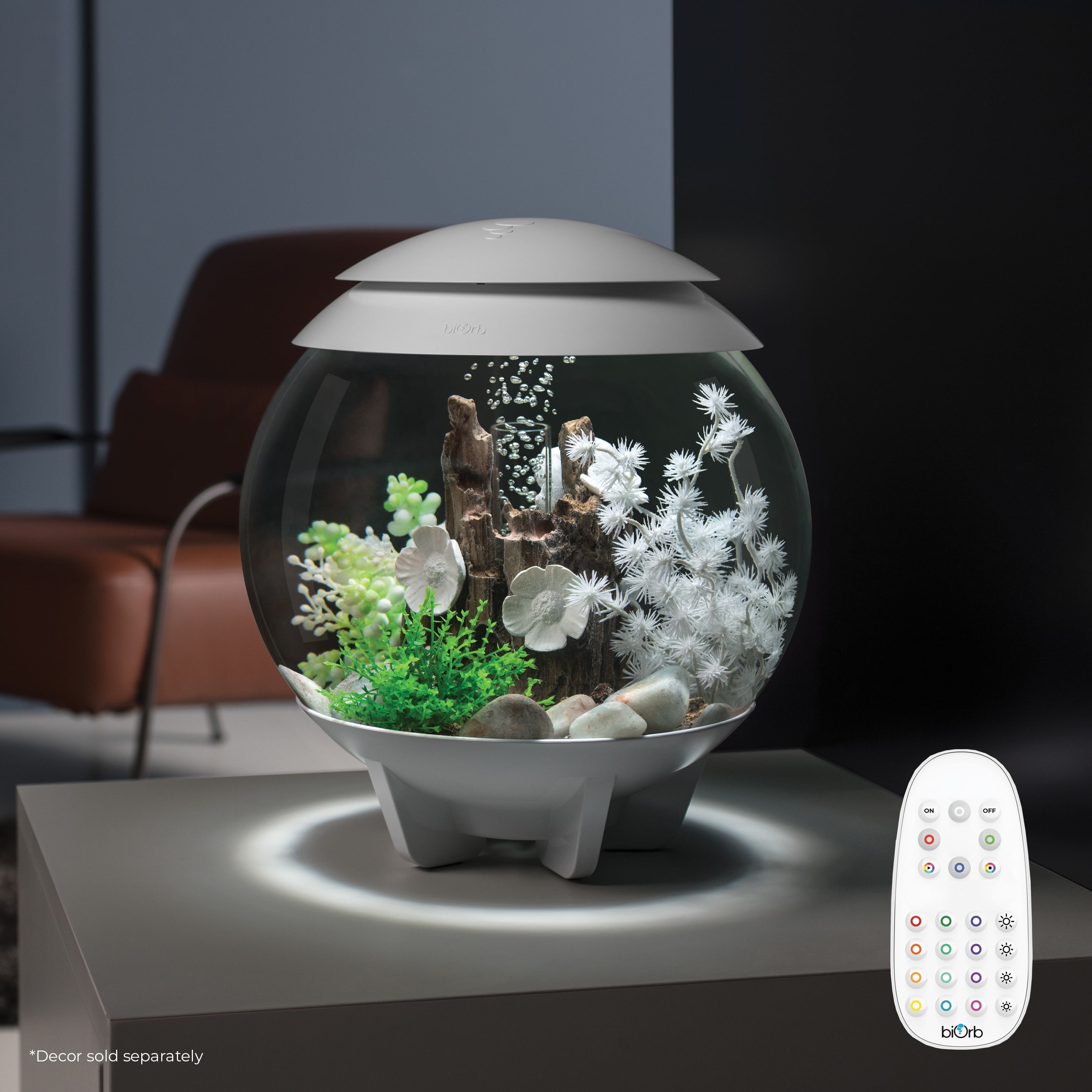 biOrb HALO 15 Aquarium with MCR Light - 4 gallon, white - Image 4